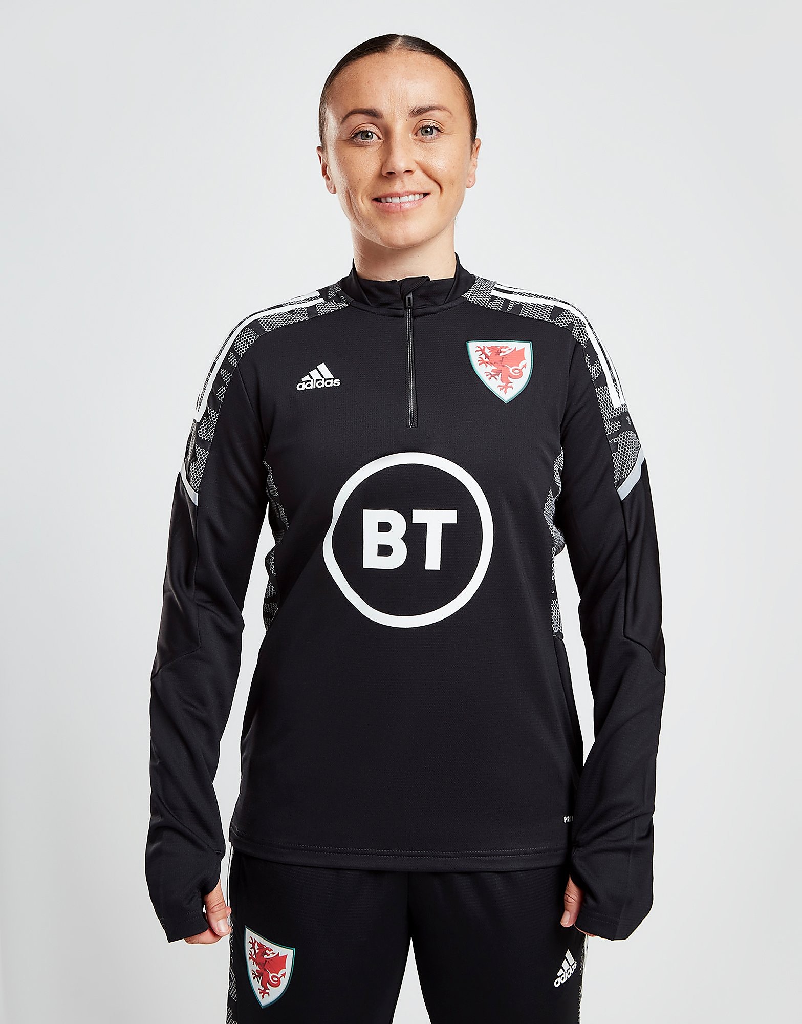 

adidas Wales Condivo21 Training Top - Black - Womens, Black