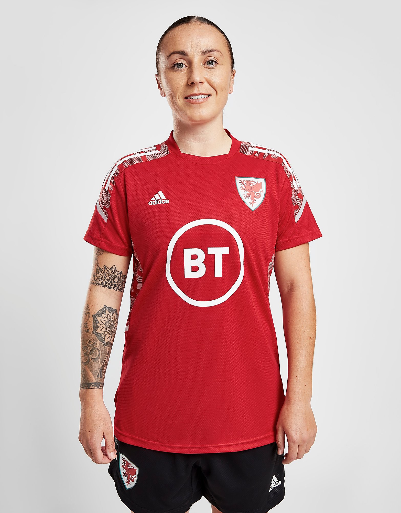 

adidas Wales Condivo21 Training Jersey - Red - Womens, Red