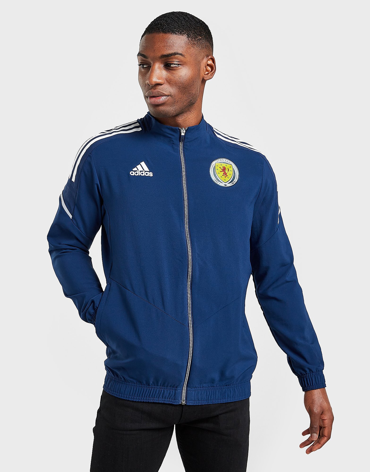 

adidas Scotland Condivo21 Presentation Jacket - Navy - Mens, Navy