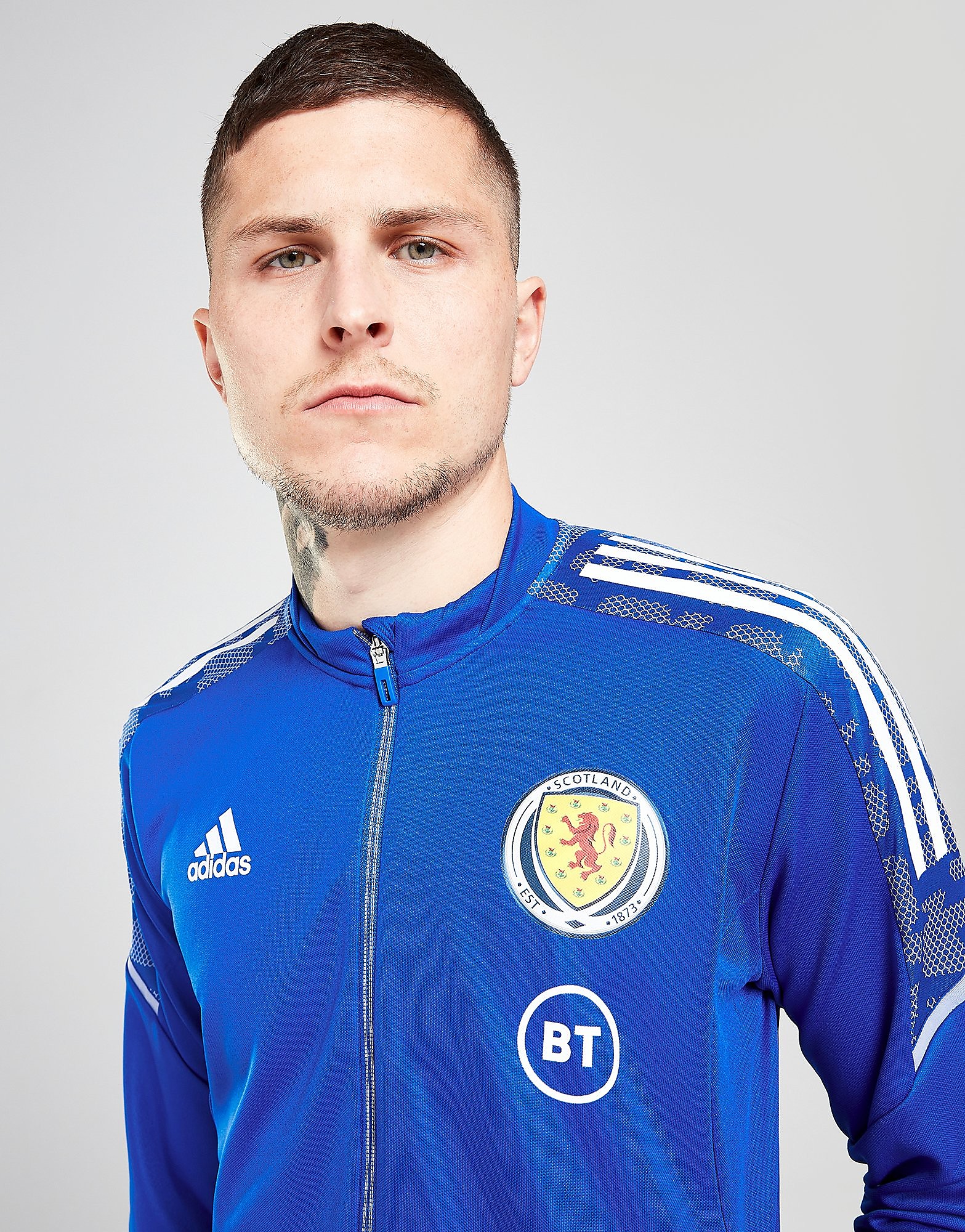

adidas Scotland Condivo21 Track Jacket - Blue - Mens, Blue
