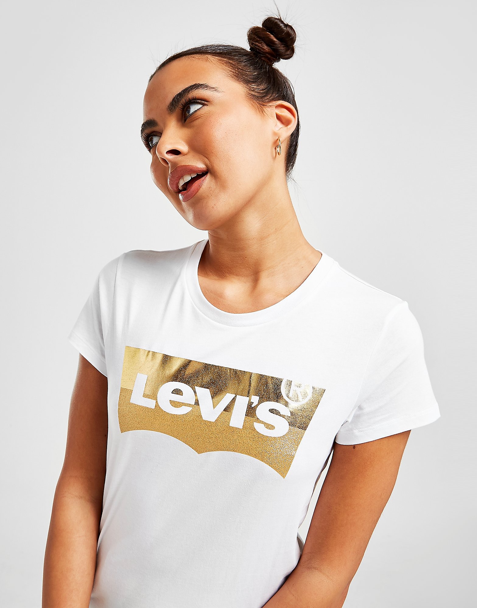 Levis Batwing T-Shirt - White - Womens, White