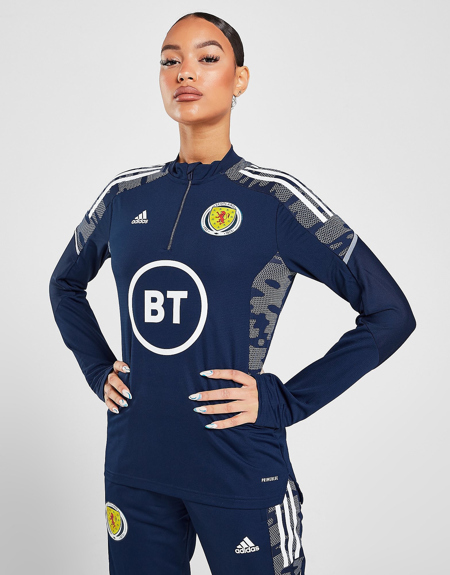 

adidas Scotland Condivo21 Training Top - Navy - Womens, Navy