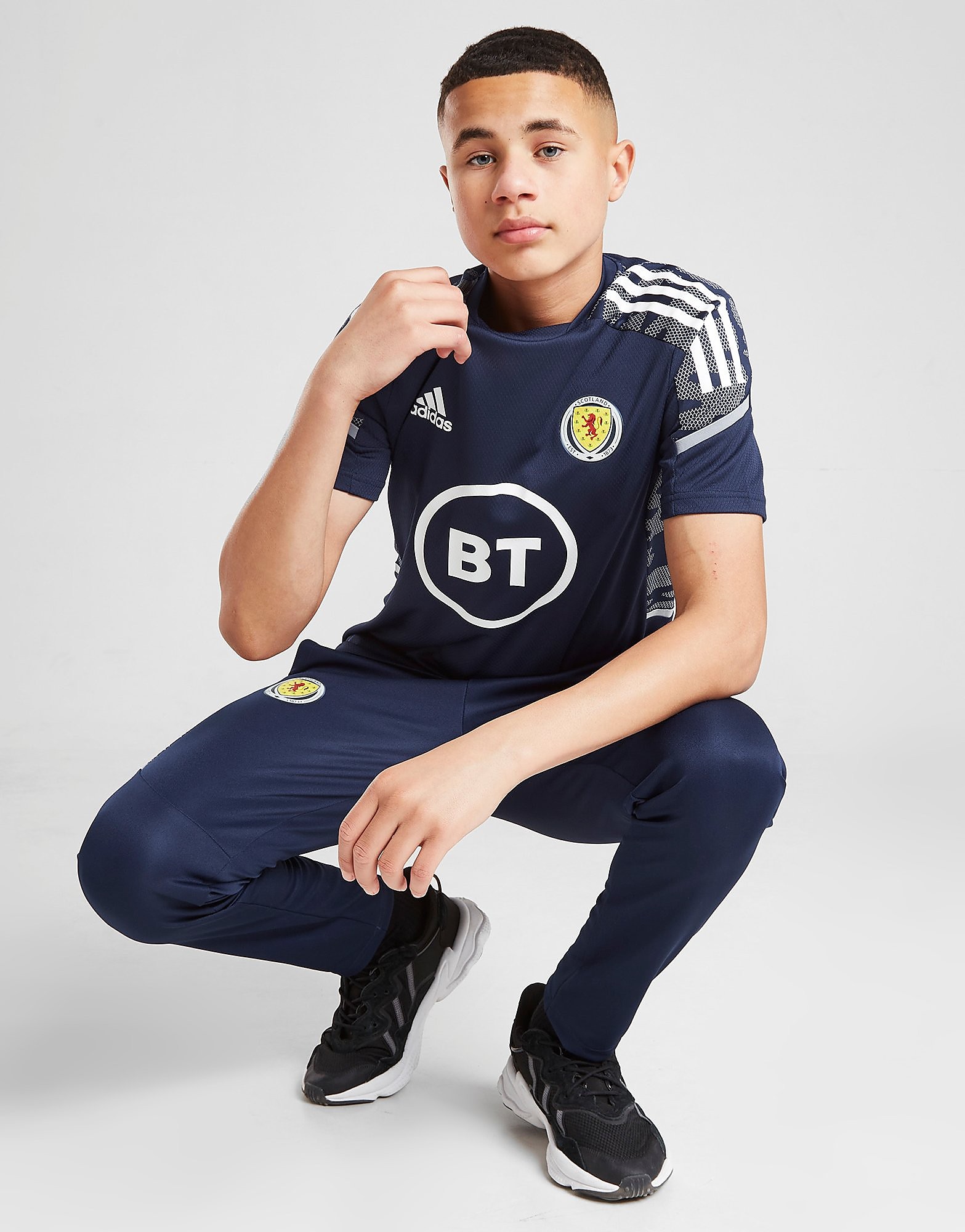 

adidas Scotland Condivo21 Training Shirt Junior - Navy - Kids, Navy