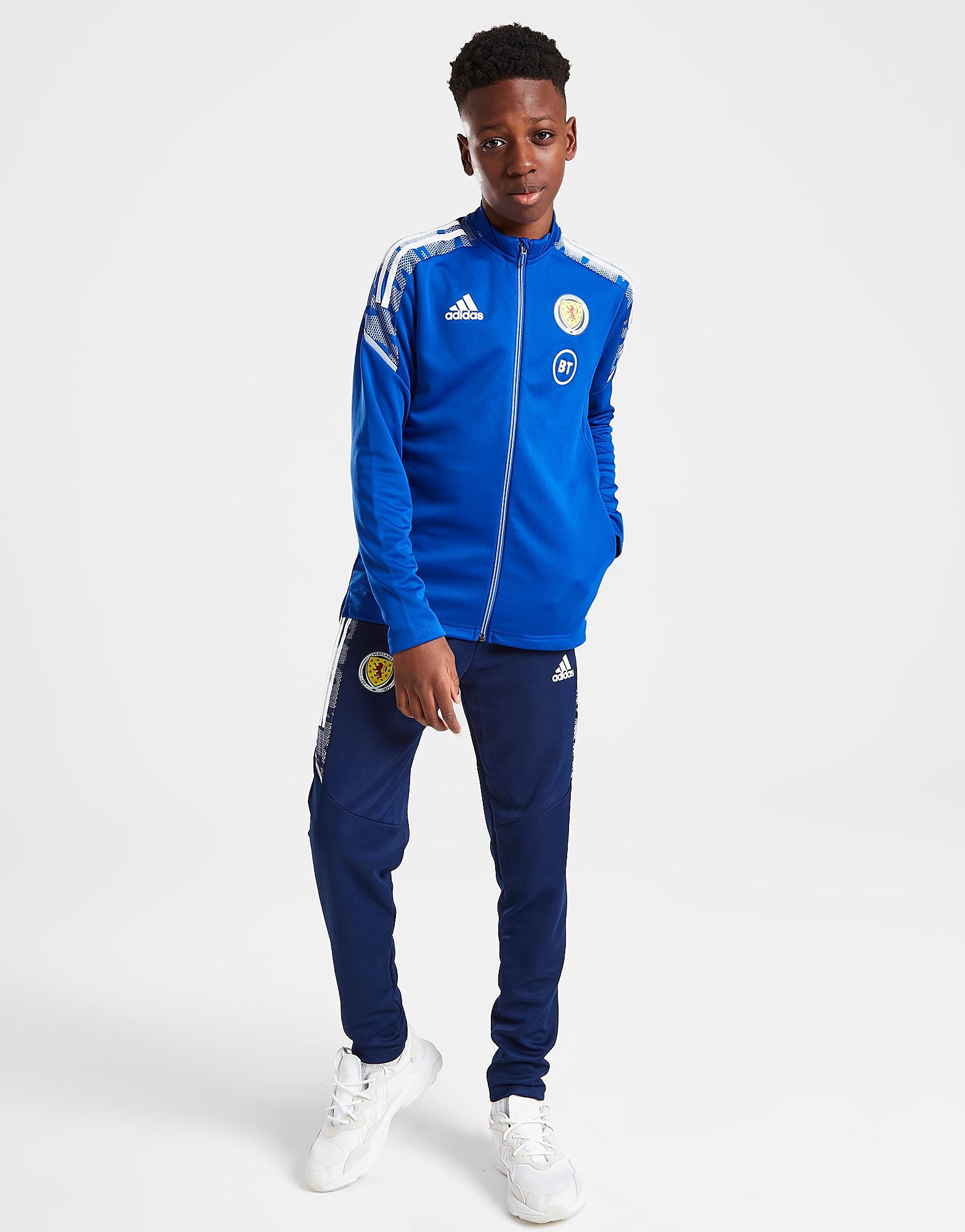 

adidas Scotland Condivo21 Track Jacket Junior - Blue - Kids, Blue