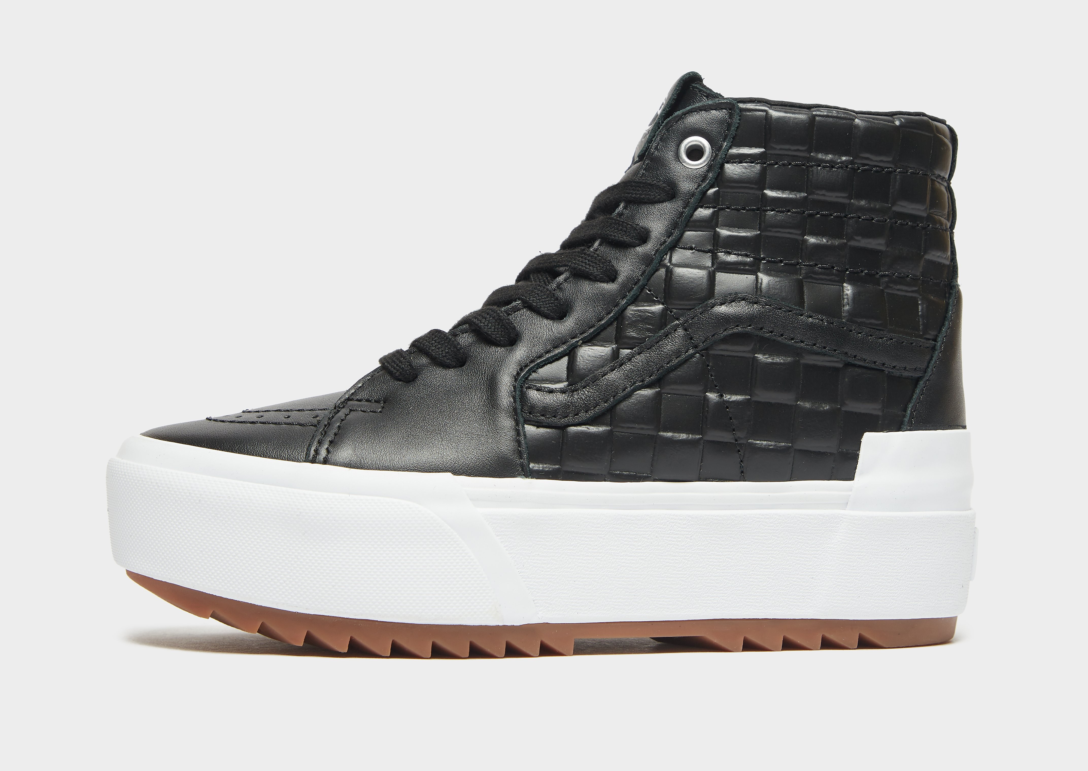 

Vans Emboss Check Sk8-Hi Stacked Women's - Black, Black
