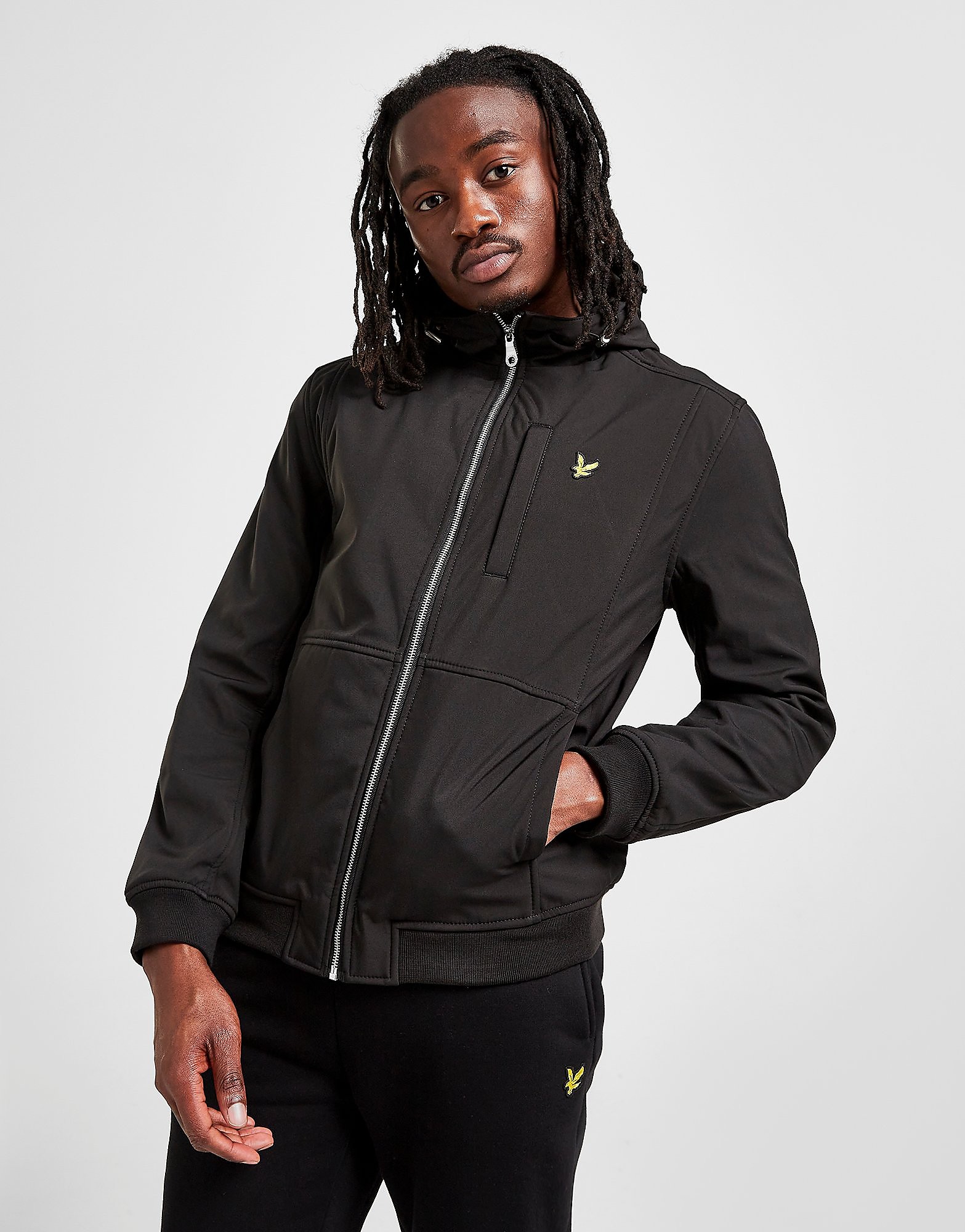 

Lyle & Scott Softshell Jacket - Black - Mens, Black