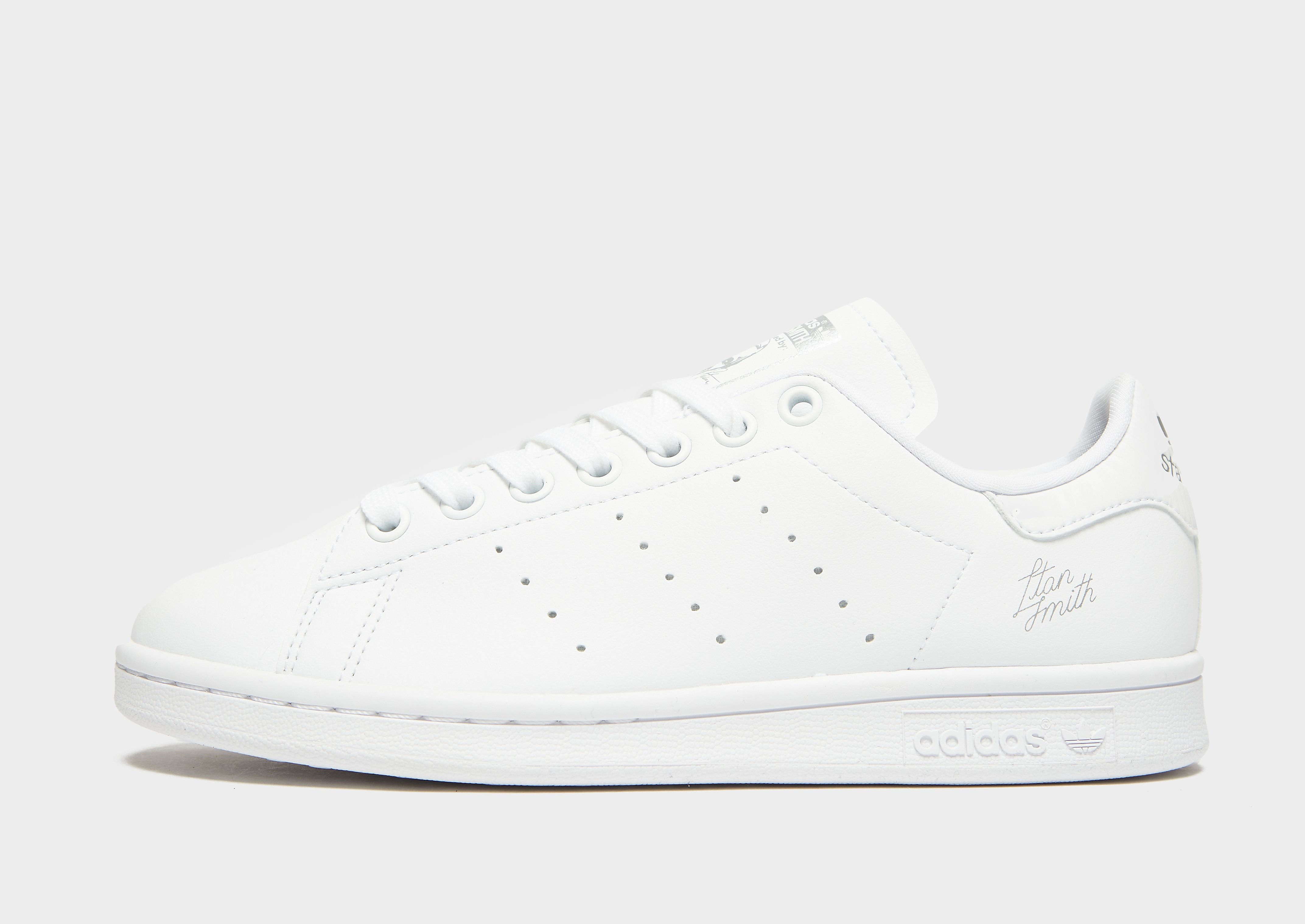 

adidas Originals Stan Smith Women's - Cloud White / Silver Metallic / Legend Ink, Cloud White / Silver Metallic / Legend Ink