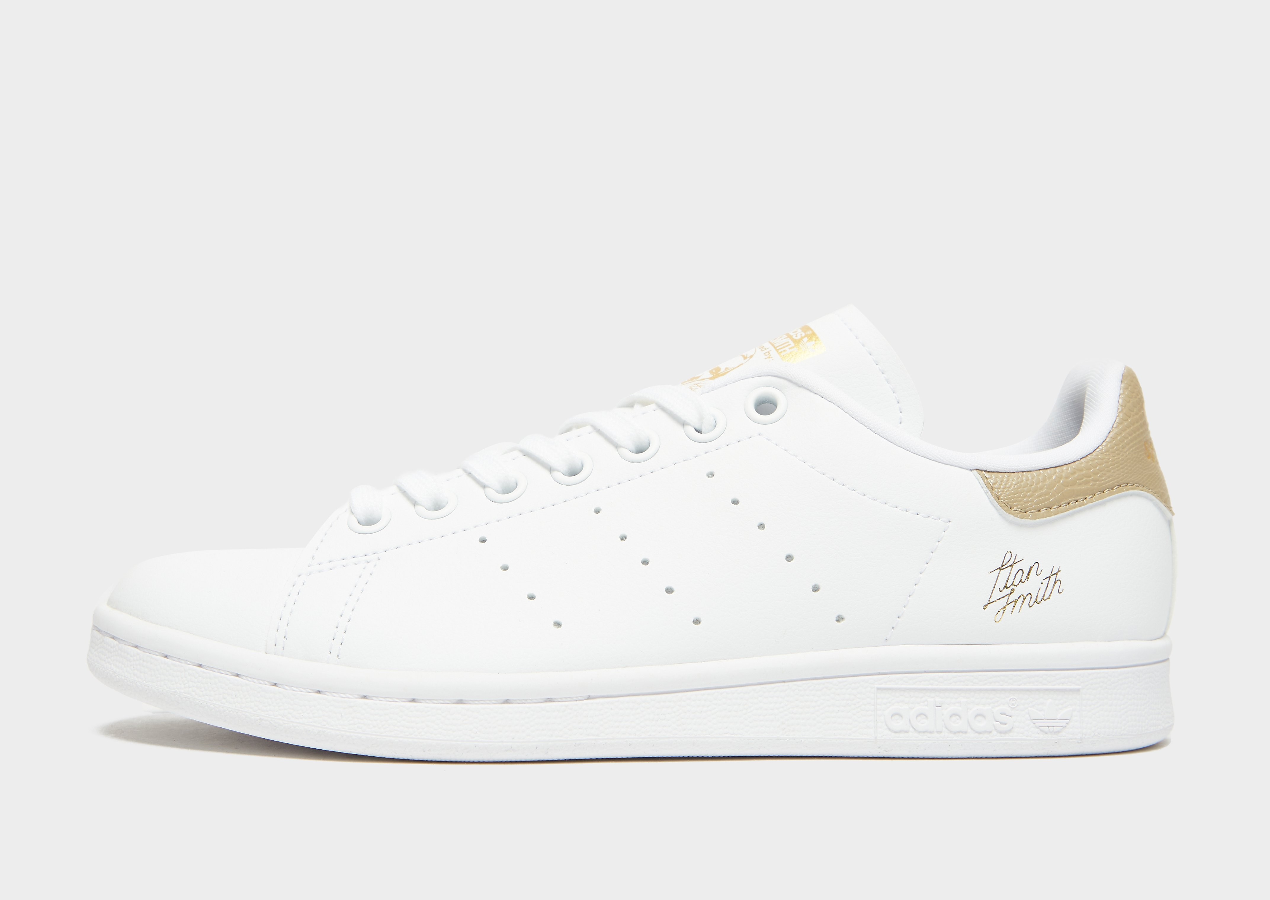 

adidas Originals Stan Smith Women's - Cloud White / Hemp / Gold Metallic, Cloud White / Hemp / Gold Metallic