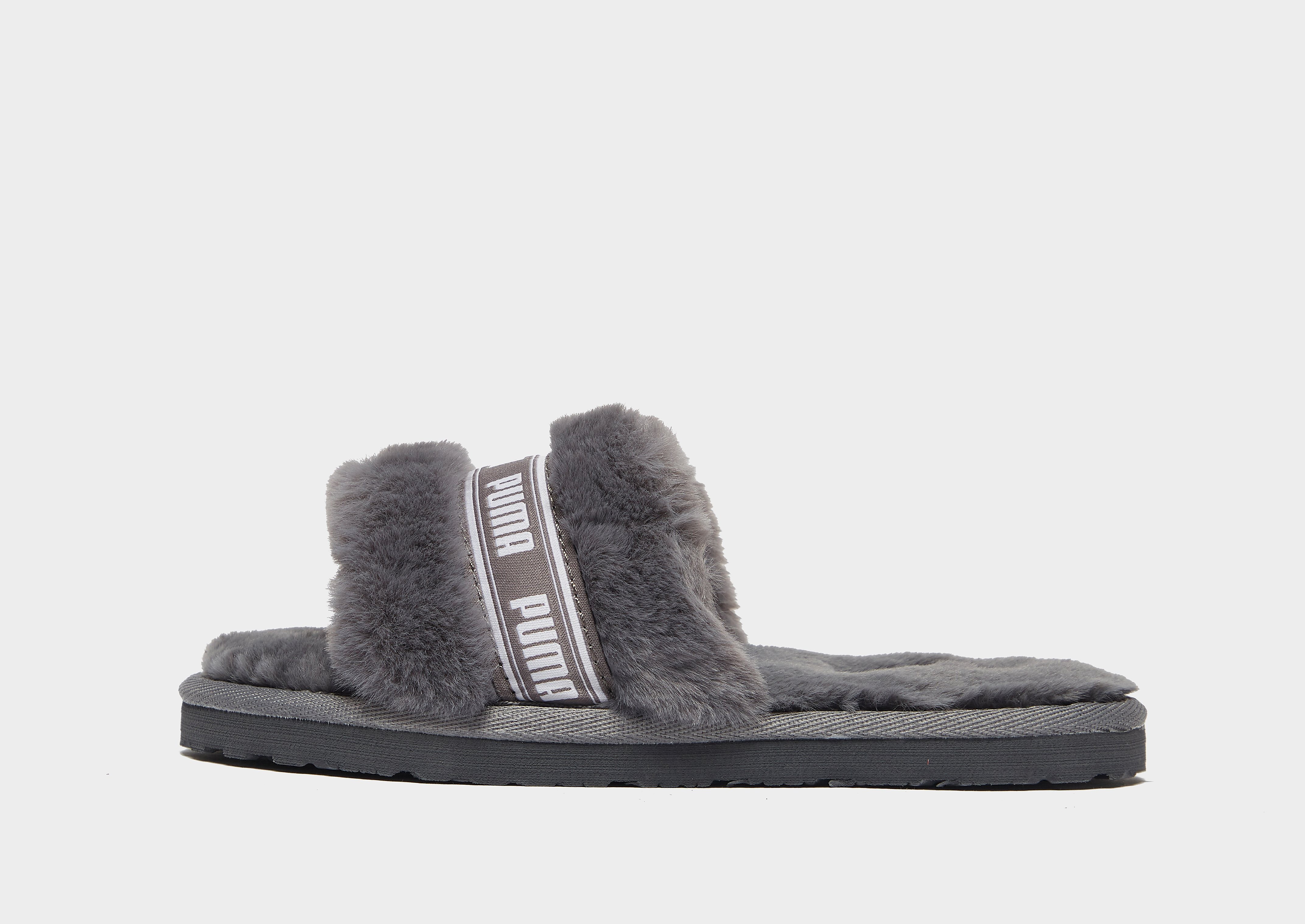 

Puma Fluff Slides Children - Grey - Kids, Grey