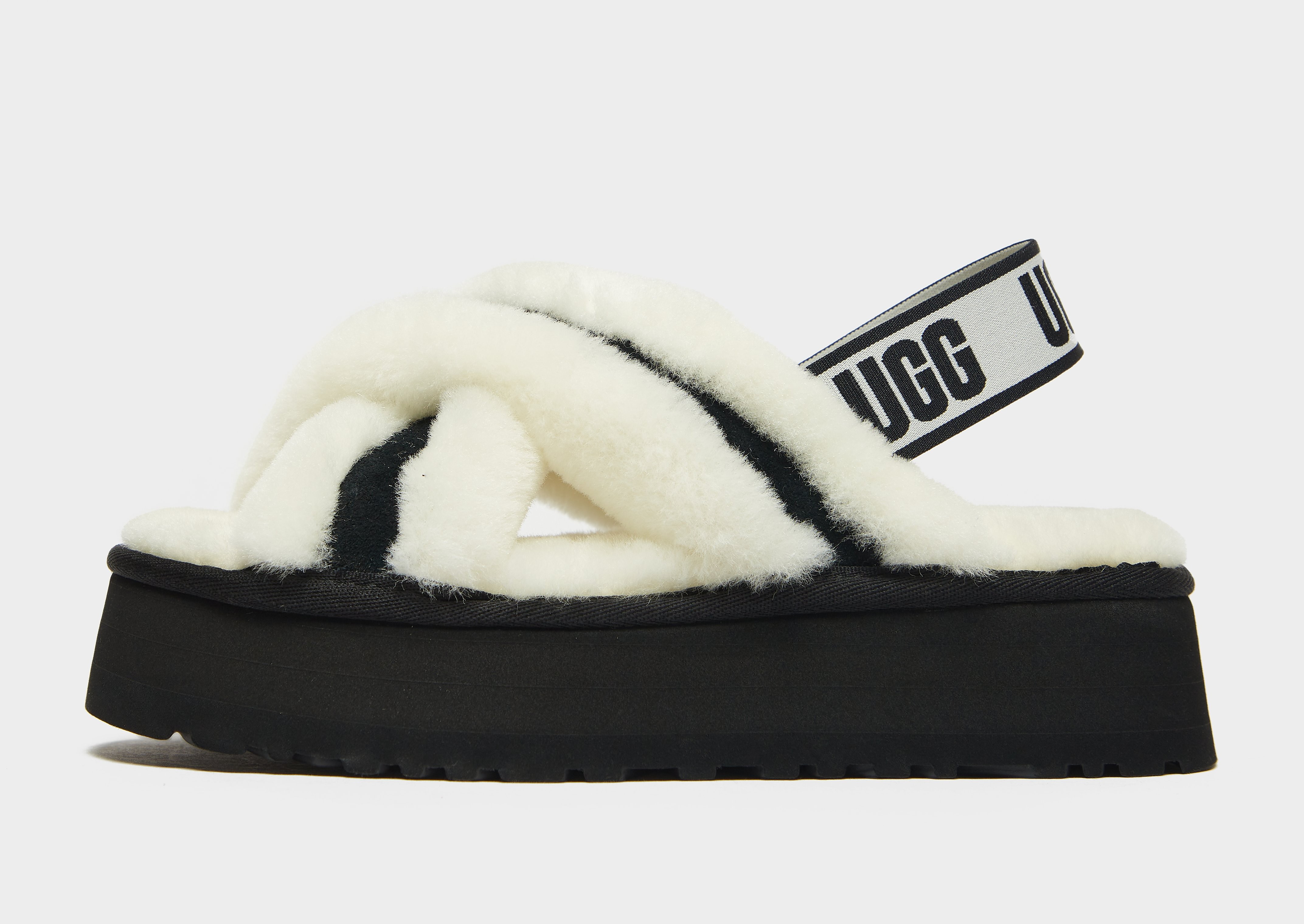 

UGG Disco Cross Slides Women's - White, White