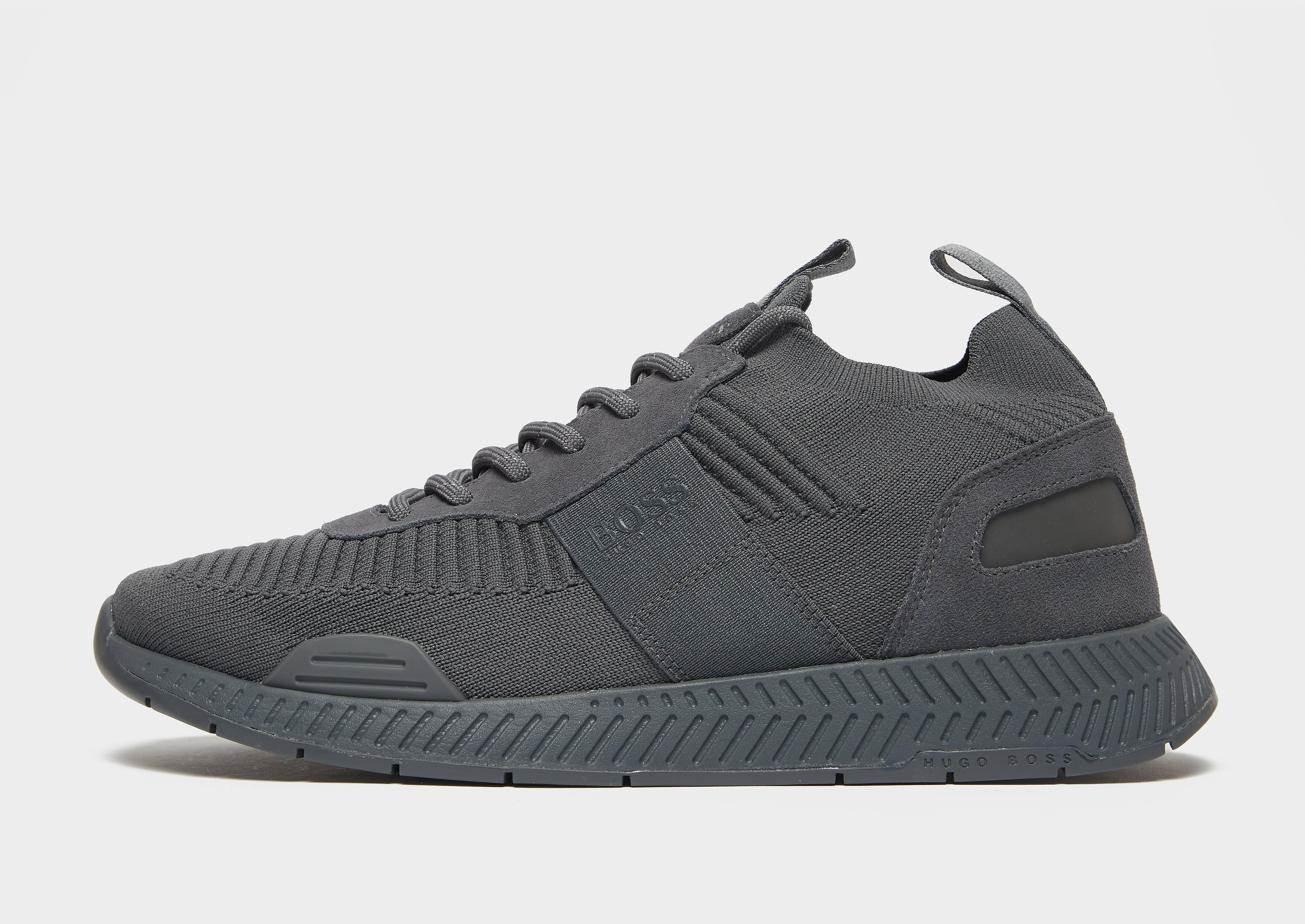 

BOSS Titanium Run Knit - Grey - Mens, Grey