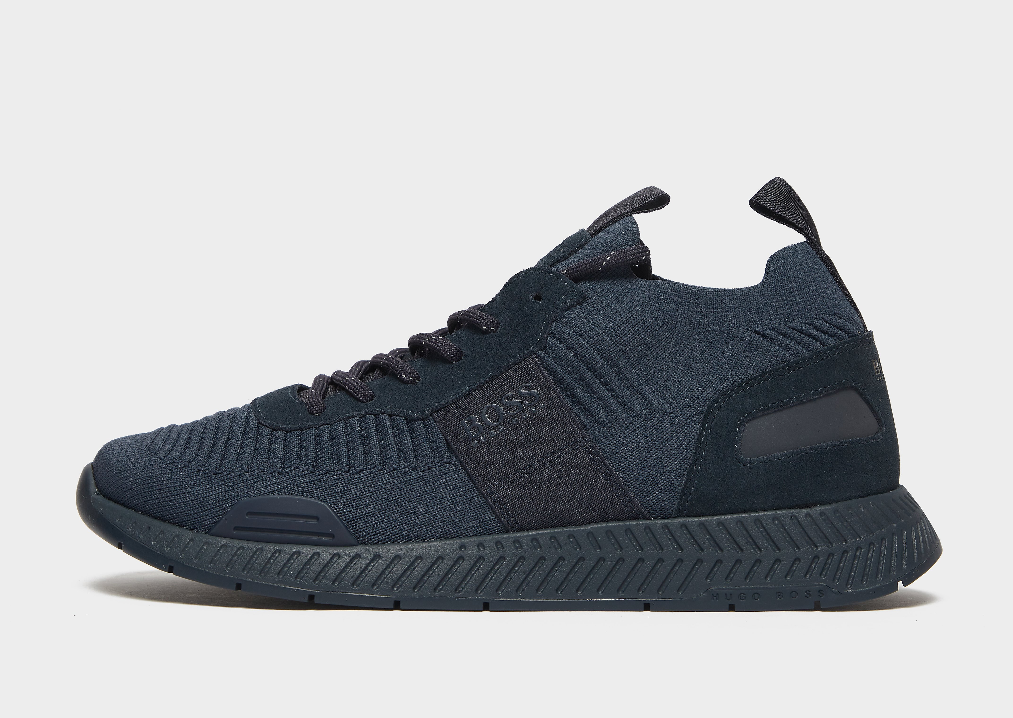 

BOSS Titanium Run Knit - Blue - Mens, Blue
