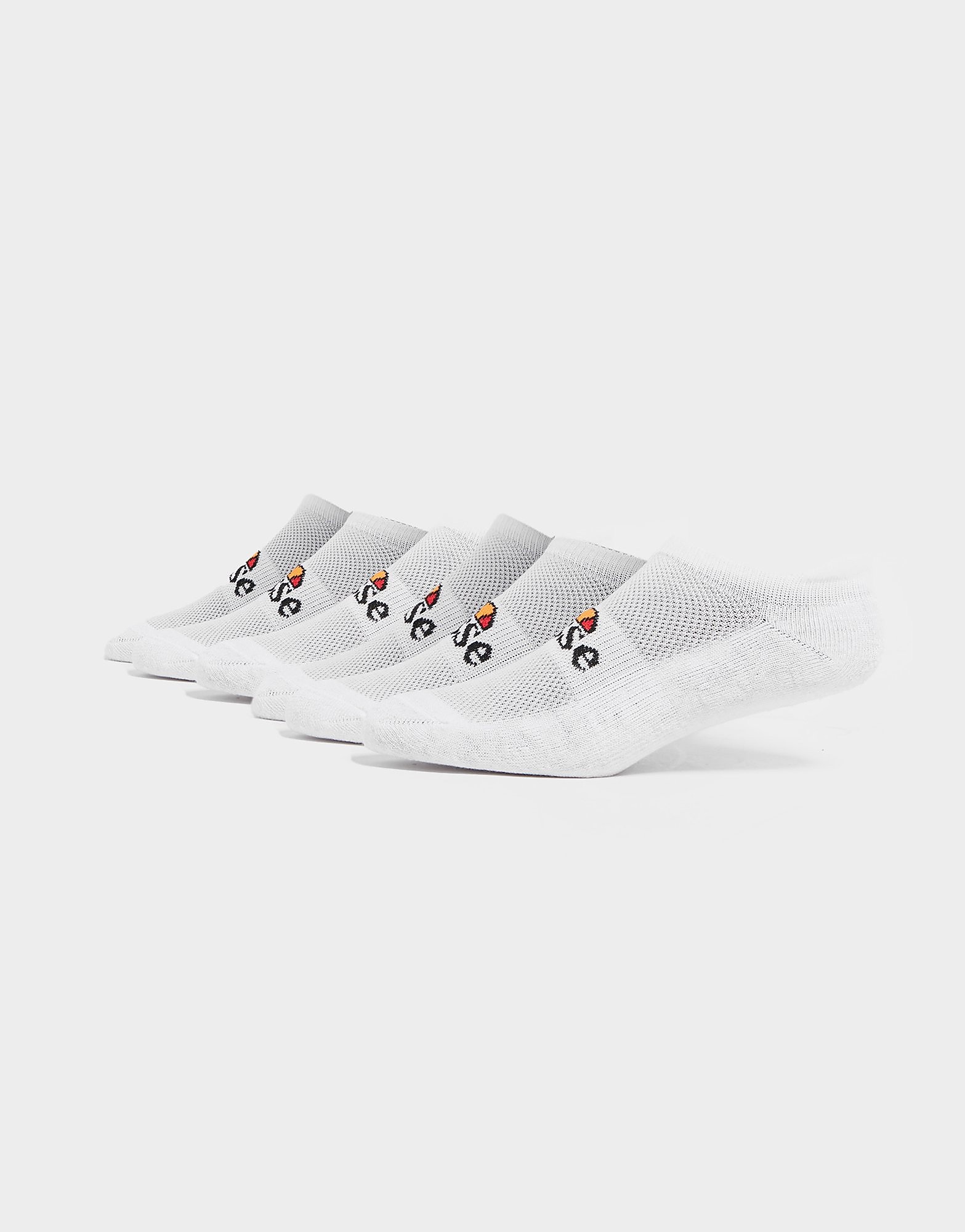 

Ellesse 6 Pack Core No Show Socks - White - Mens, White