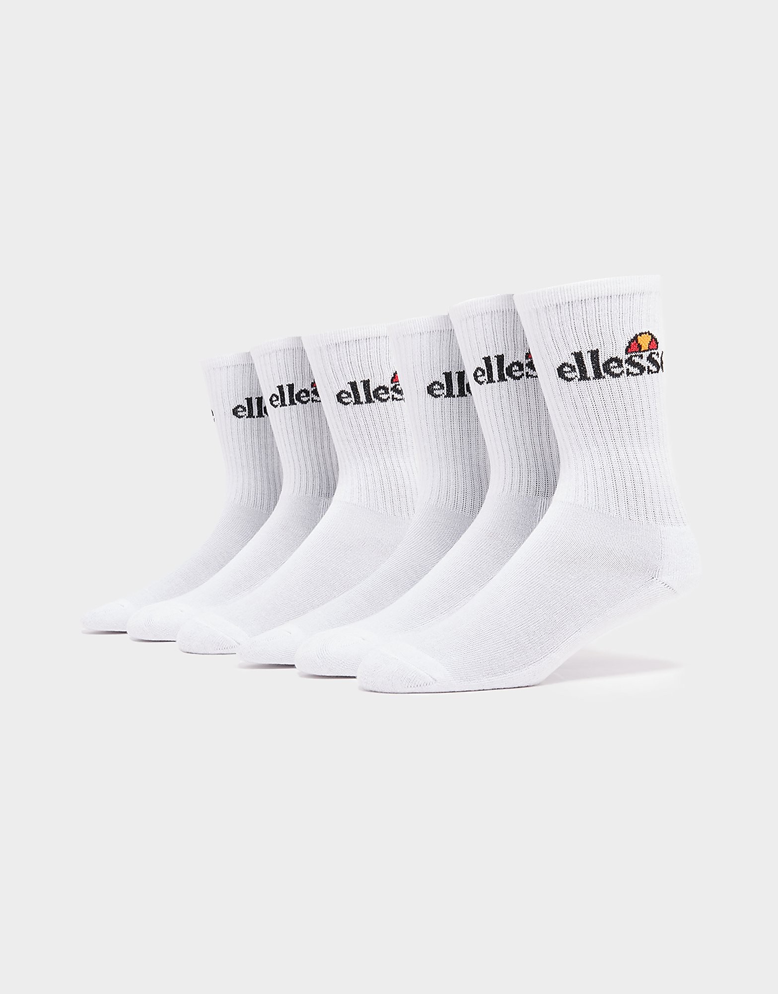 

Ellesse 6 Pack Core Crew Socks - White - Mens, White