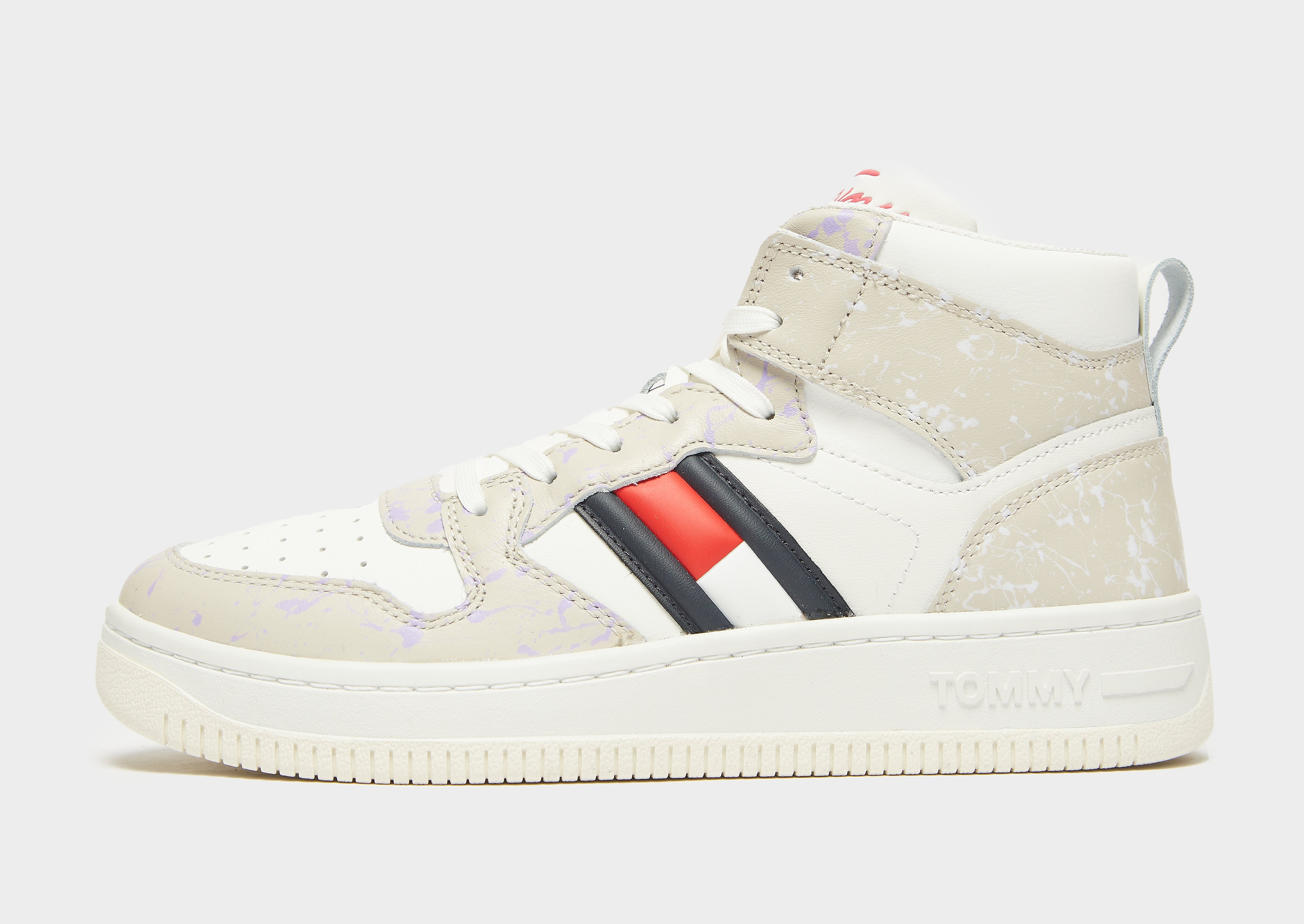 

Tommy Jeans Basketball Mid Women's - White, White
