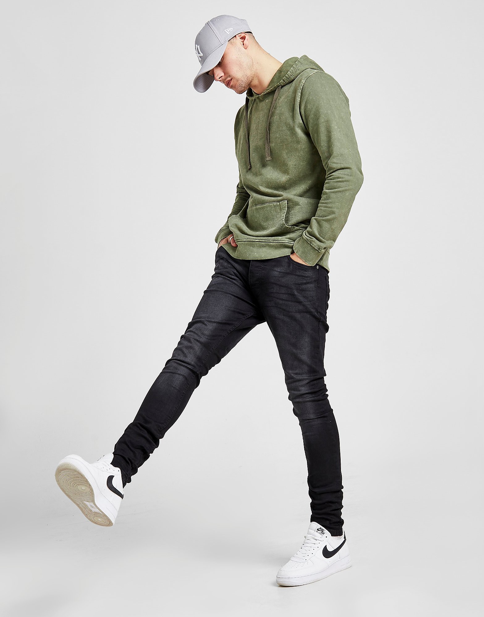 

Brave Soul Core Skinny Jeans - Black - Mens, Black