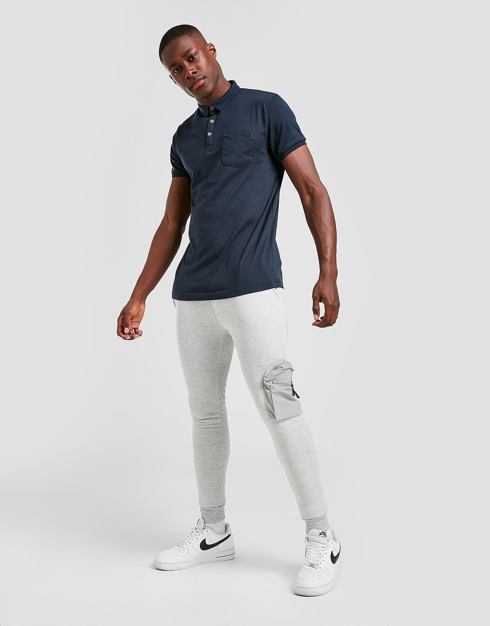 

Brave Soul Utility MA1 Cargo Joggers - Grey - Mens, Grey