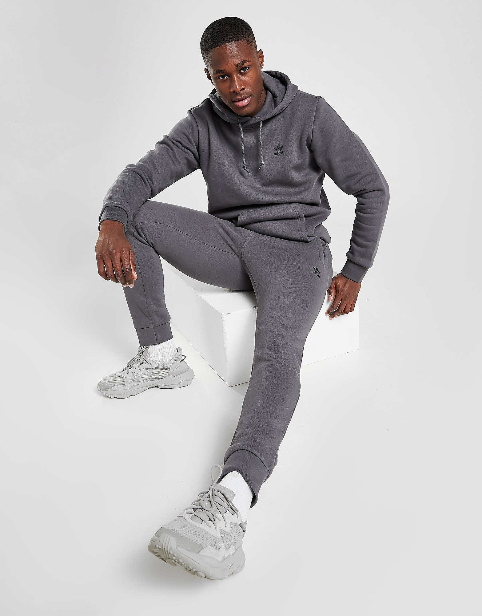 adidas Originals Joggers Trefoil Essential - Only at JD - Cinzento - Mens, Cinzento