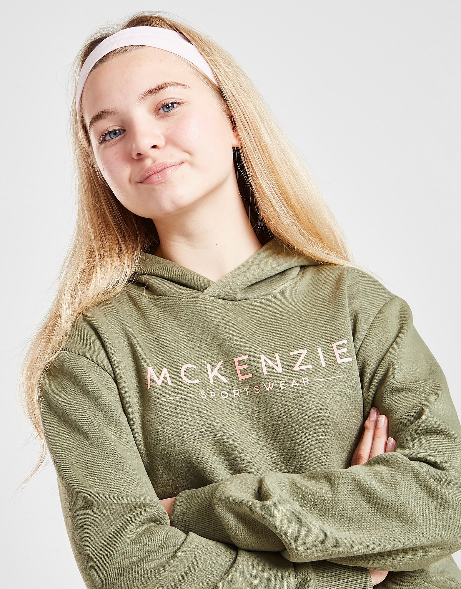 

McKenzie Girls' Essential Hooded Tracksuit Junior - Green - Kids, Green