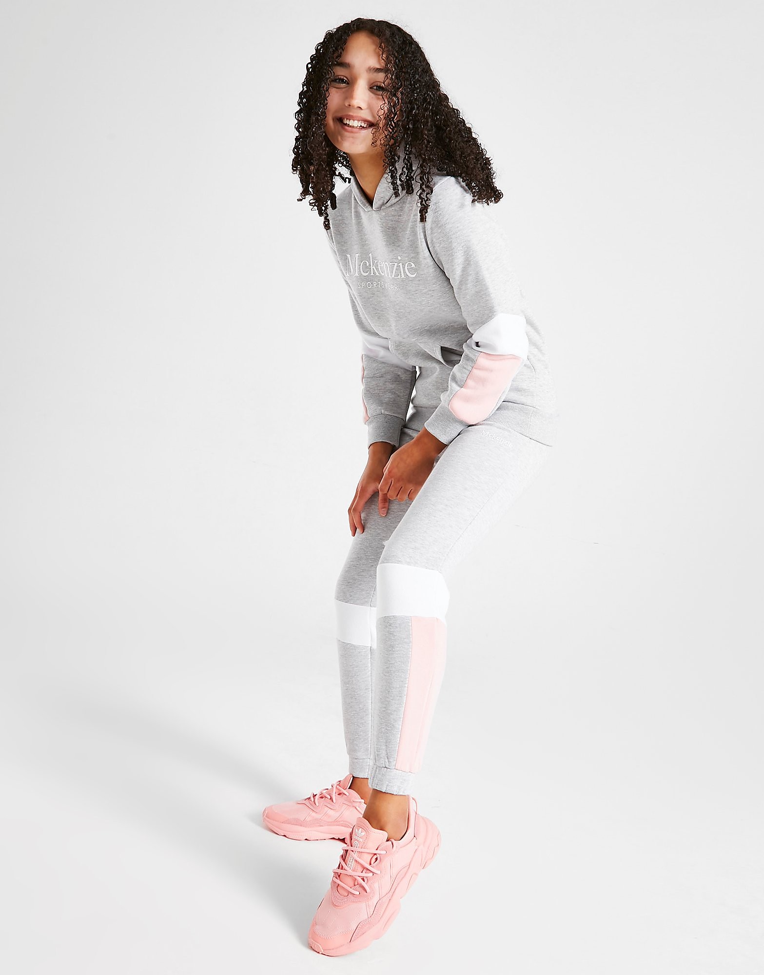 

McKenzie Girls' Colour Block Joggers Junior - Grey - Kids, Grey