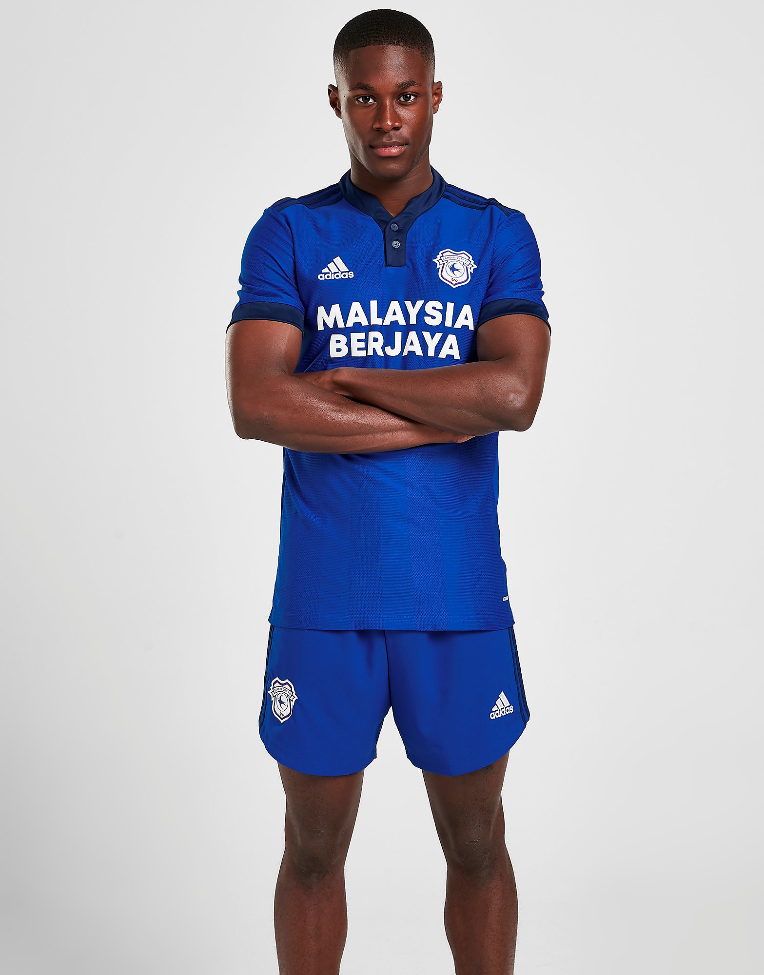 

adidas Cardiff City FC 2021/22 Home Shorts - Blue - Mens, Blue