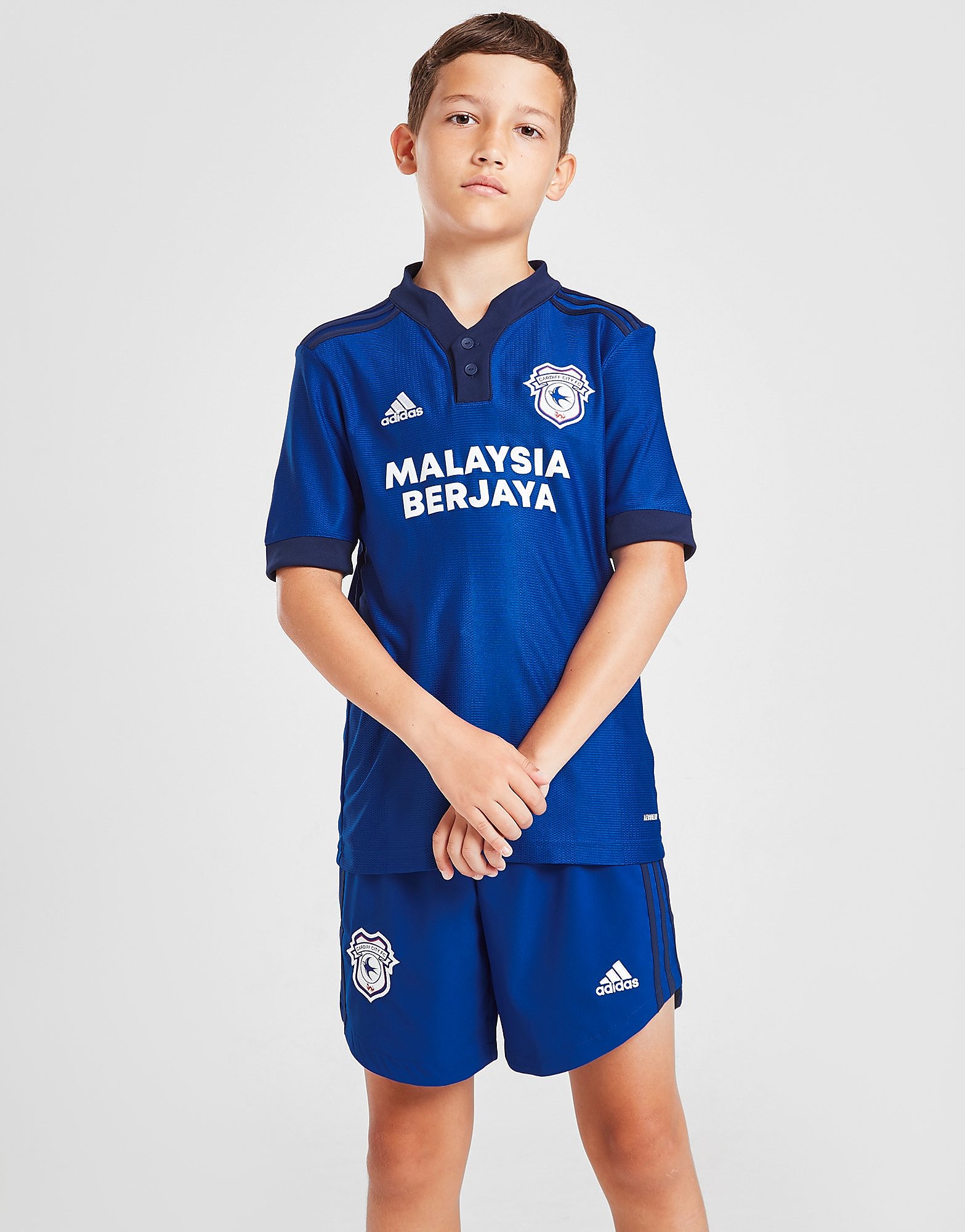 

adidas Cardiff City FC 2021/22 Home Shorts Junior - Blue - Kids, Blue