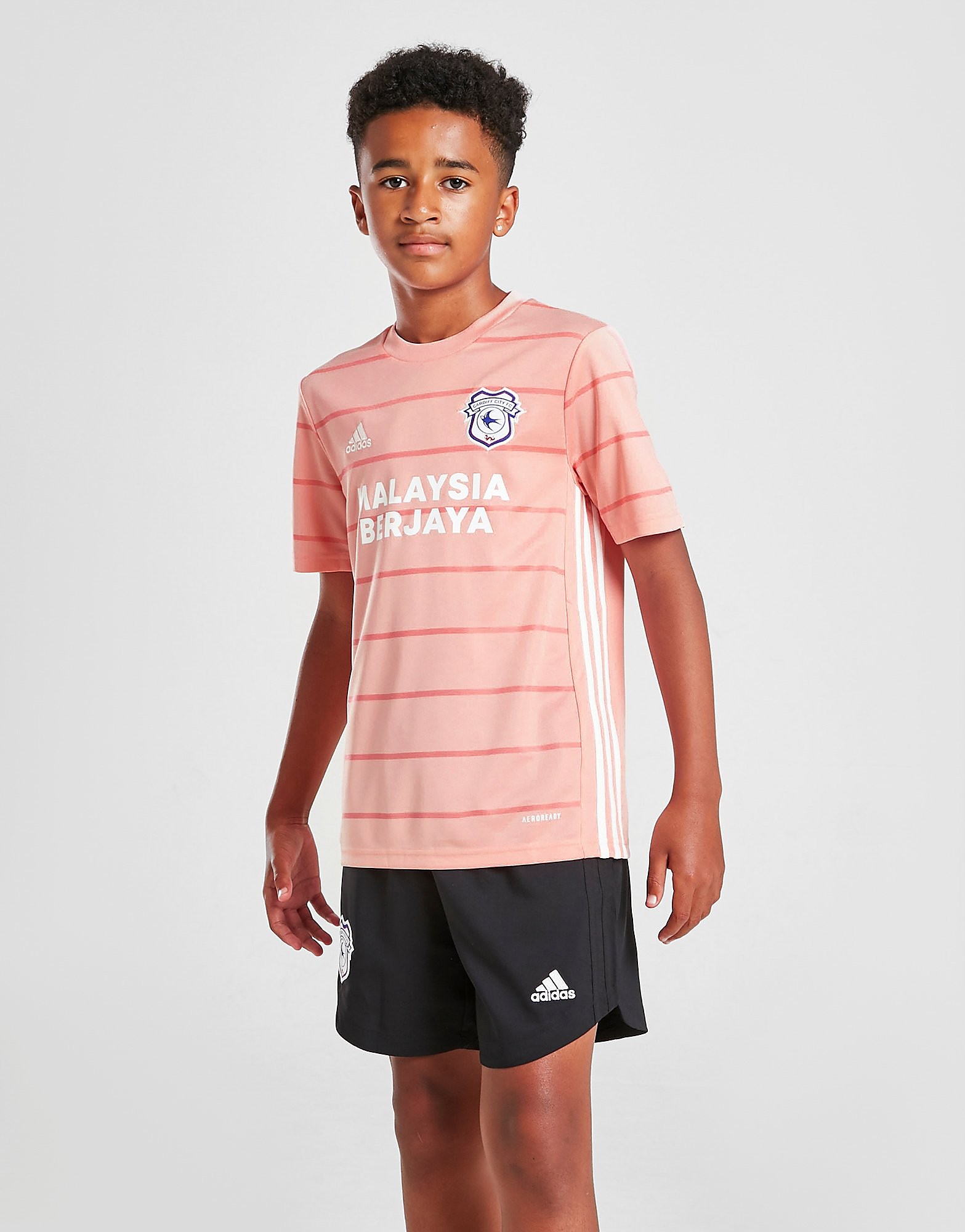

adidas Cardiff City FC 2021/22 Away Shirt Junior - Pink - Kids, Pink