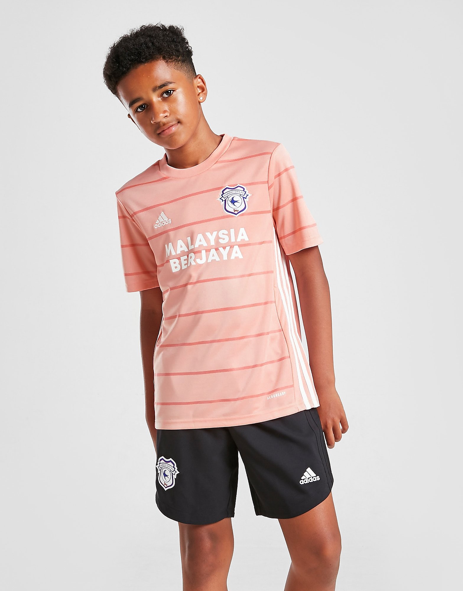 

adidas Cardiff City FC 2021/22 Away Shorts Junior - Black - Kids, Black