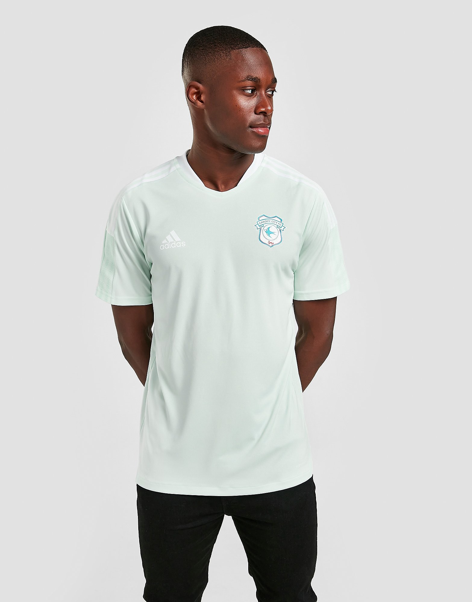 

adidas Cardiff City FC Tiro 21 Training Shirt - Green - Mens, Green