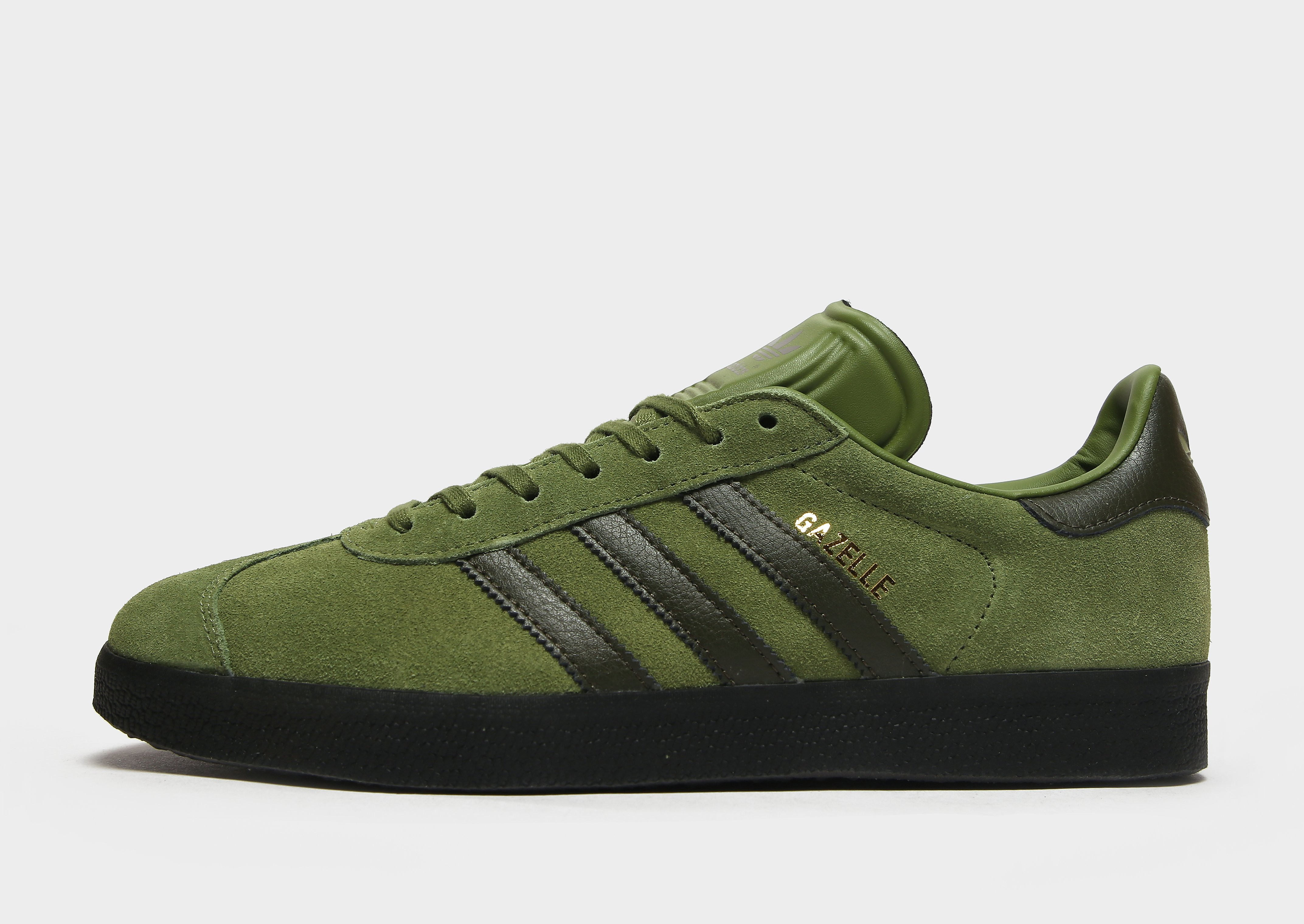 

adidas Originals Gazelle - Only at JD - Green/Black - Mens, Green/Black