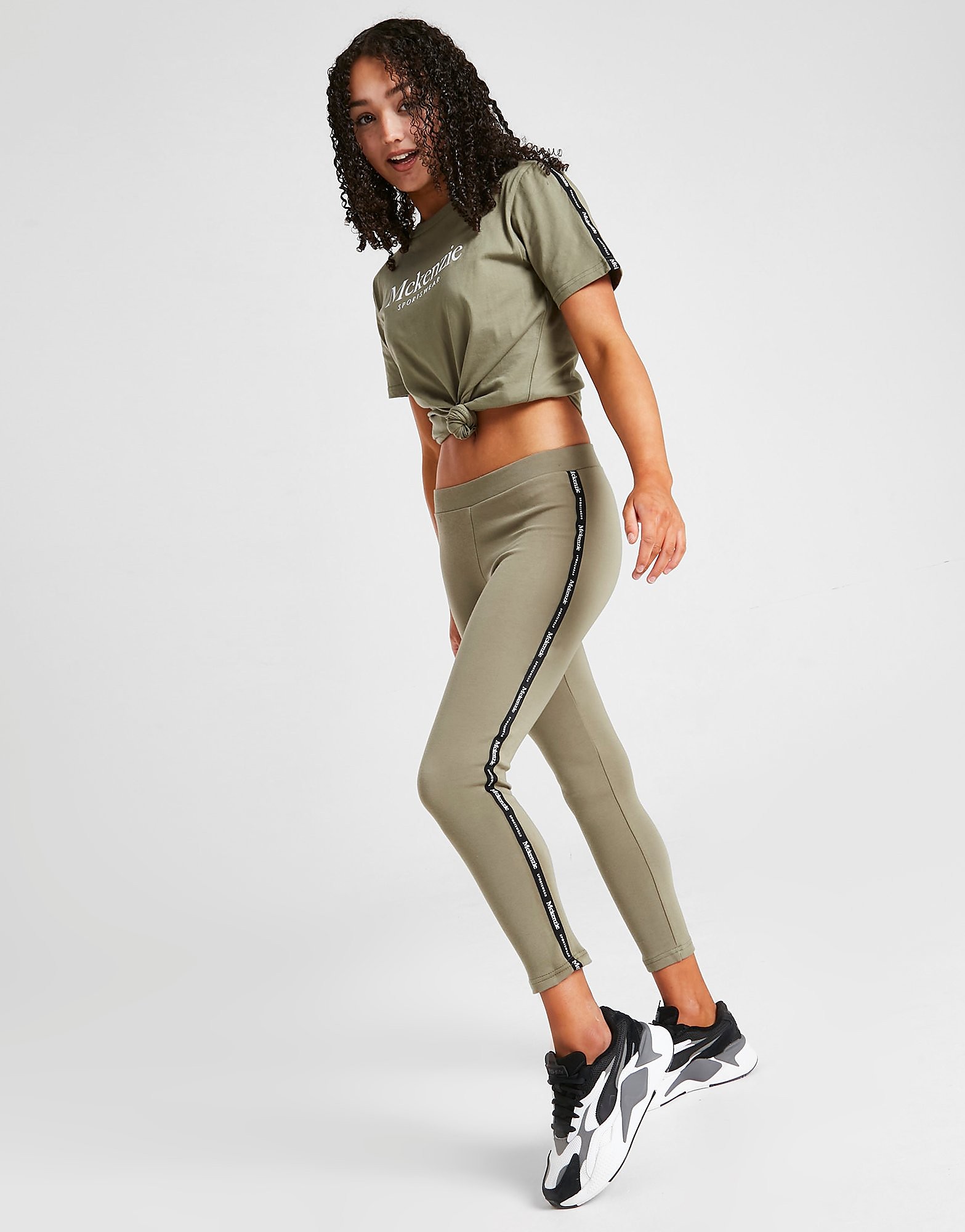 

McKenzie Girls' Tape Leggings Junior - Green - Kids, Green