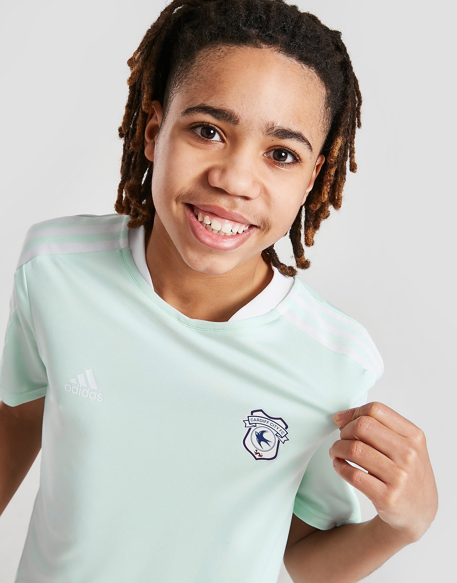 

adidas Cardiff City FC Tiro 21 Training Shirt Junior - Green - Kids, Green
