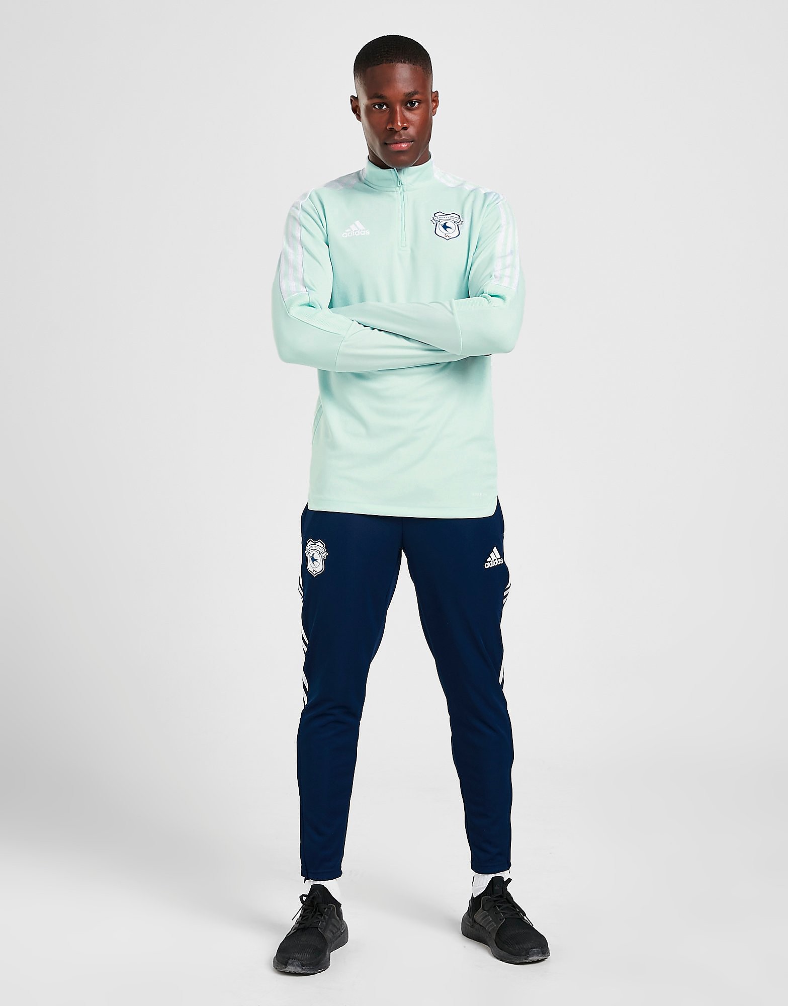 

adidas Cardiff City FC Tiro 21 Training Pants - Blue - Mens, Blue