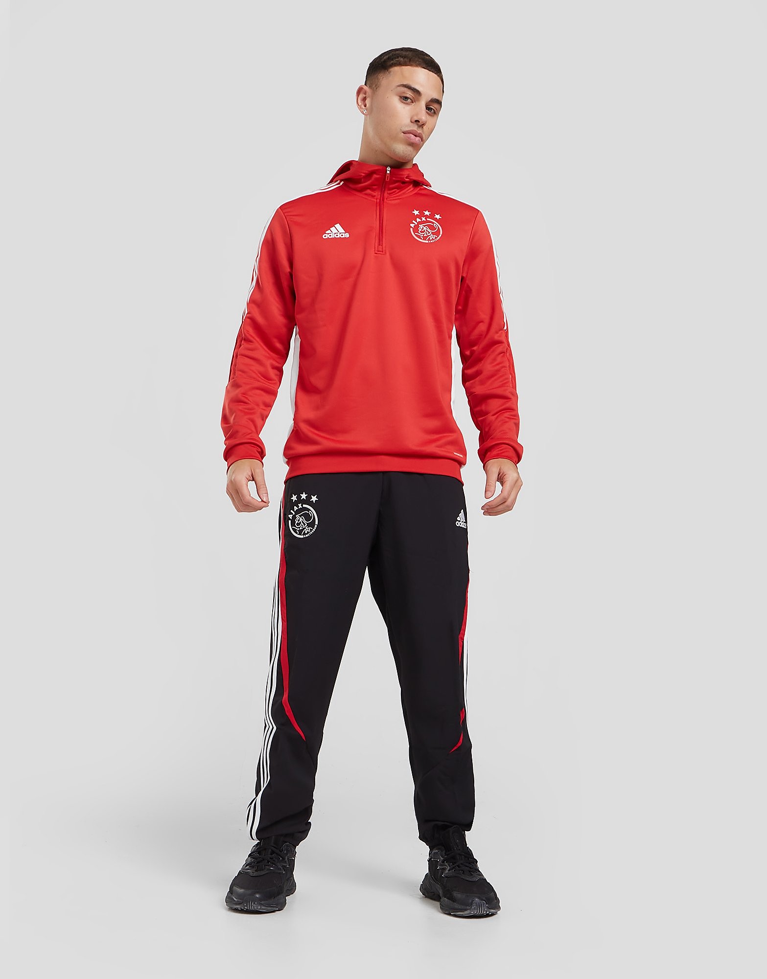 

adidas Ajax Teamgeist Woven Track Pants - Black - Mens, Black