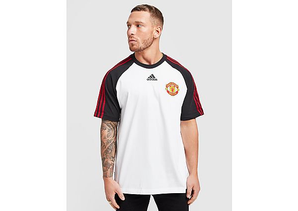 adidas T-Shirt Manchester United Homme - White / Black, White / Black