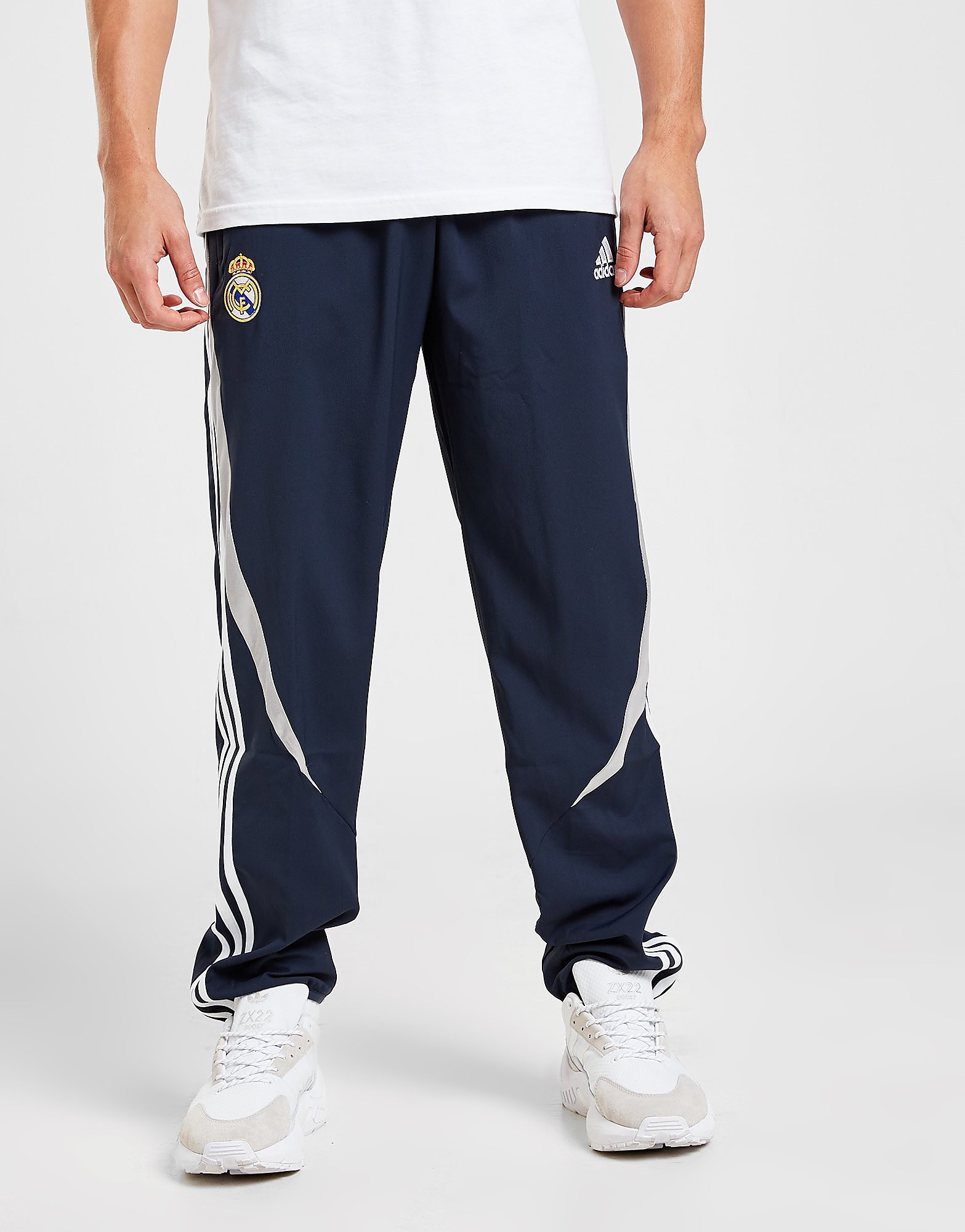 

adidas Real Madrid Teamgeist Woven Track Pants - Night Navy - Mens, Night Navy