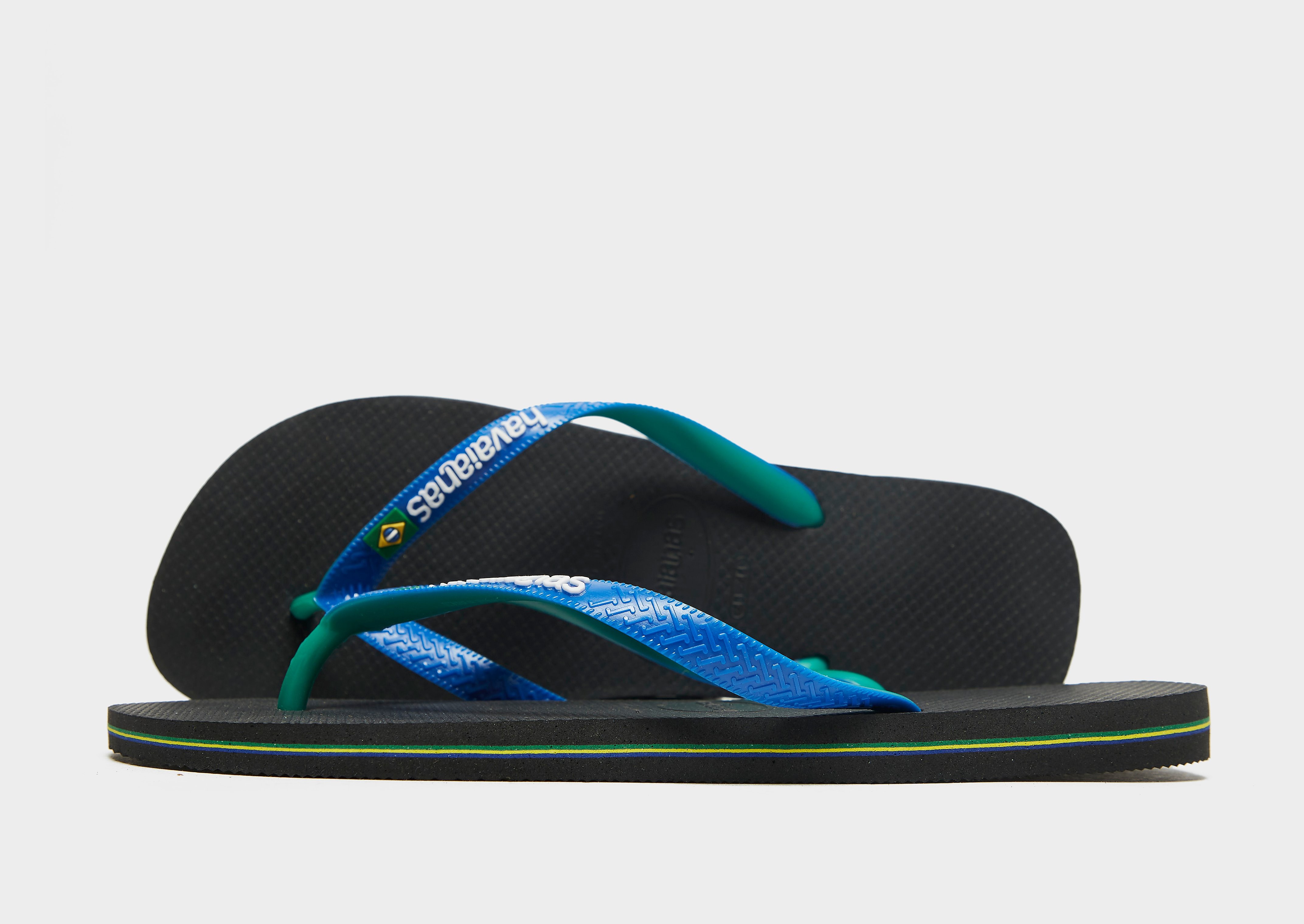 

Havaianas Brazil Mix Flip Flops - Black - Mens, Black