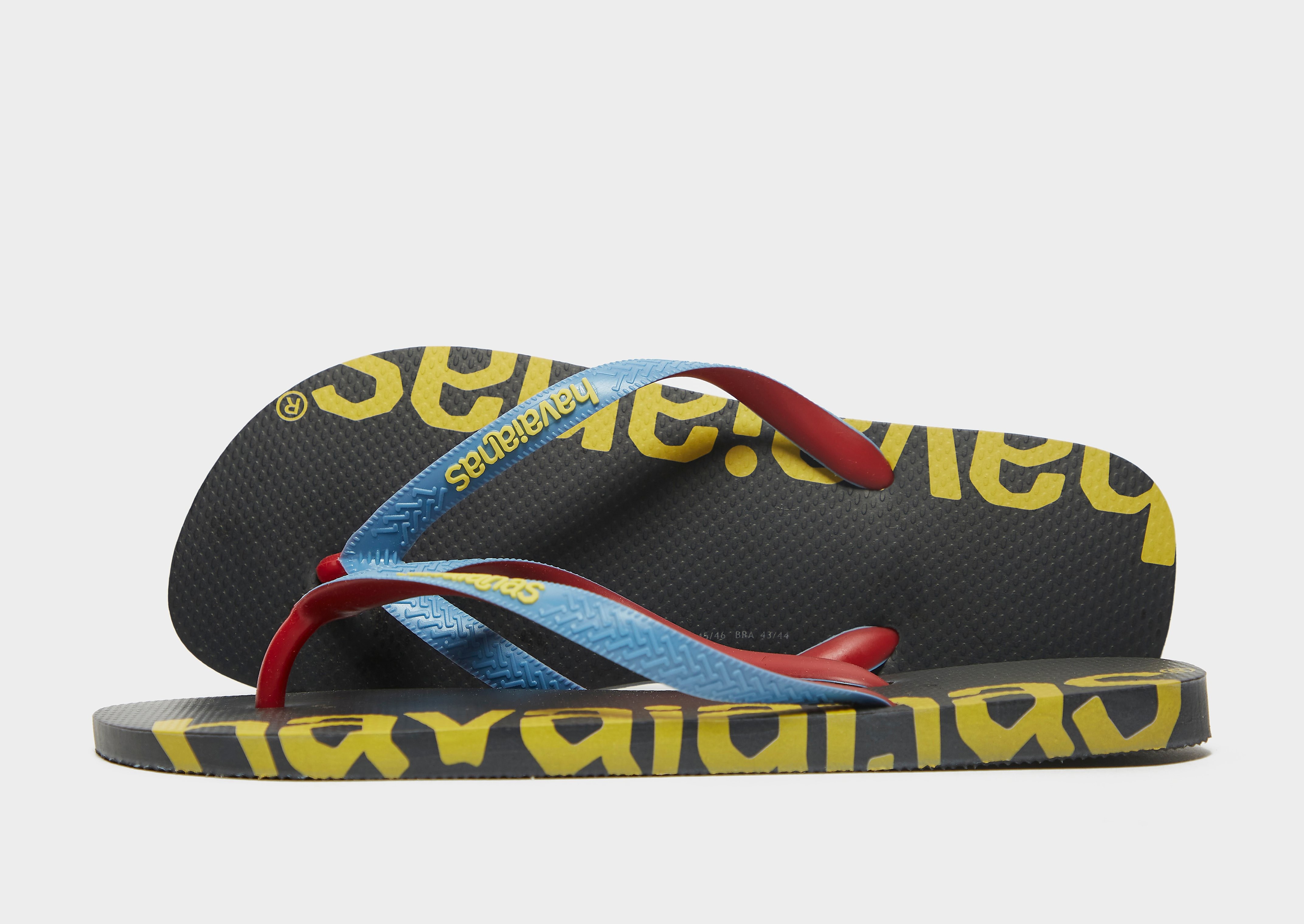 

Havaianas Top Logo Flip Flops - Black - Mens, Black