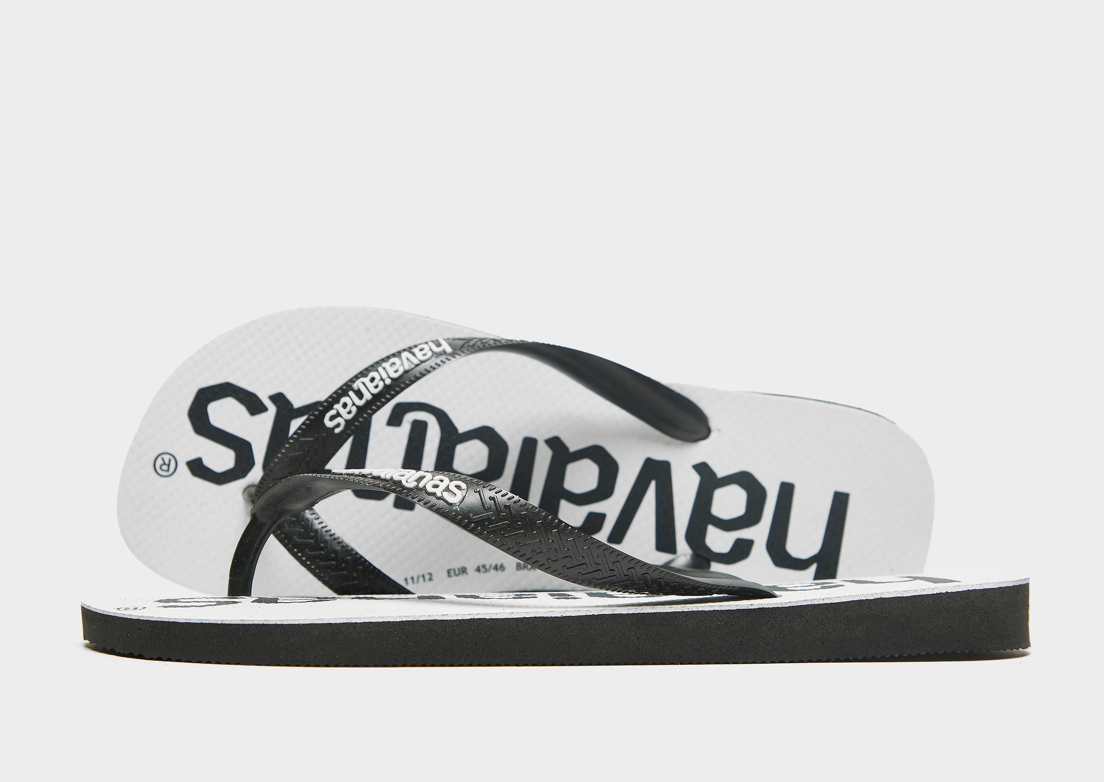 

Havaianas Logomania 2 Flip Flops - Black - Mens, Black