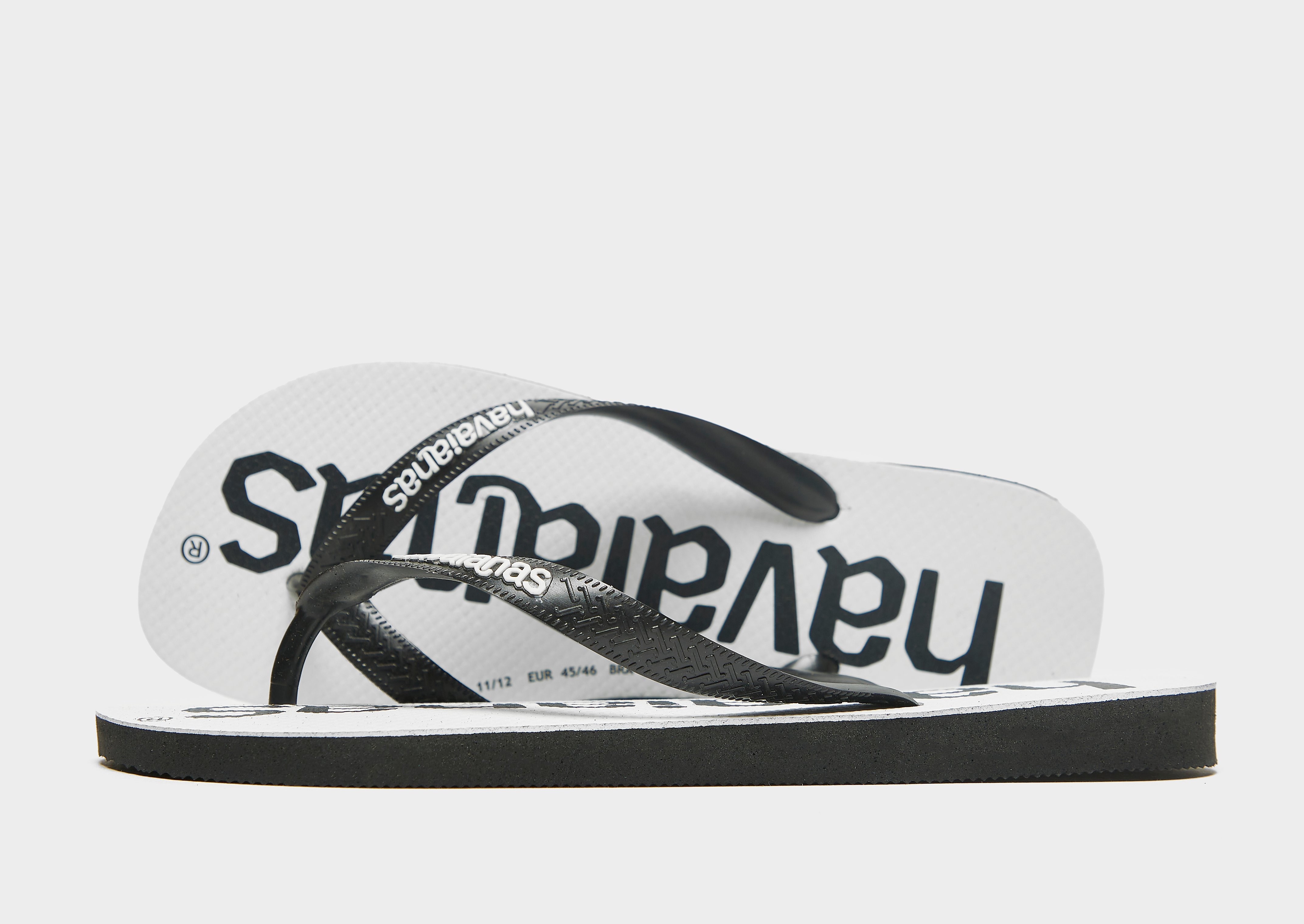 Havaianas Logomania 2 Flip Flops, Svart