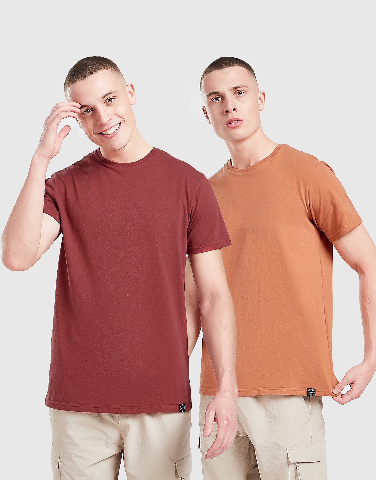 

Sustainable McKenzie Essential 2-Pack T-Shirts - Red - Mens, Red