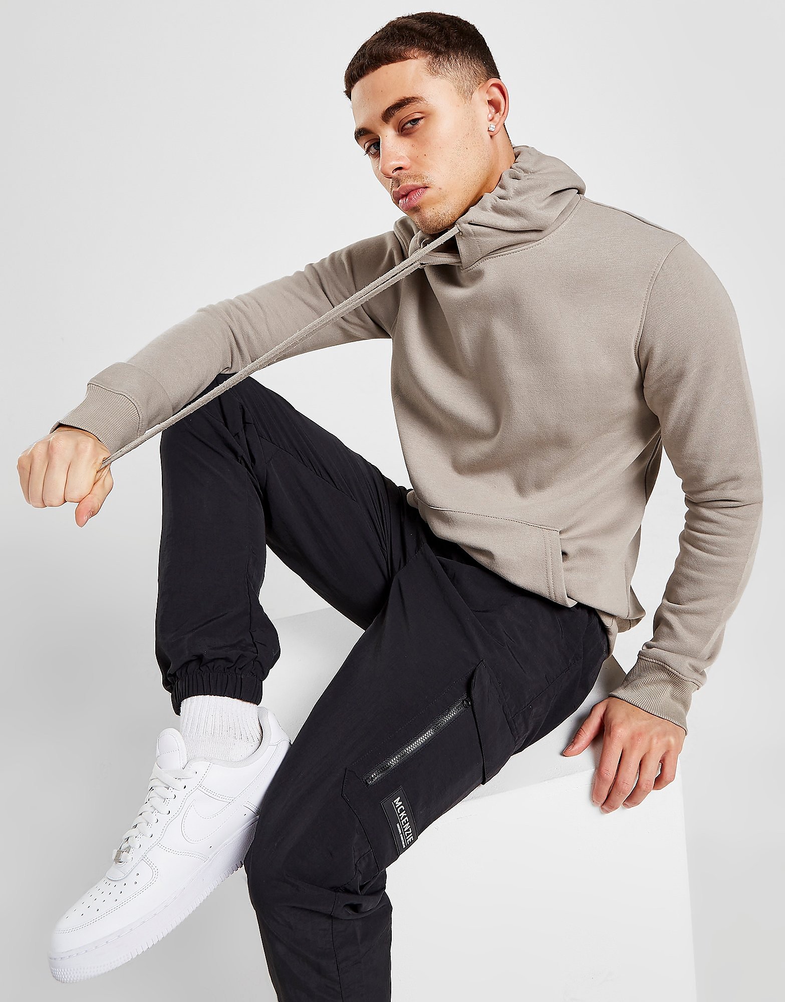 

Sustainable McKenzie Essential Overhead Hoodie - Brown - Mens, Brown