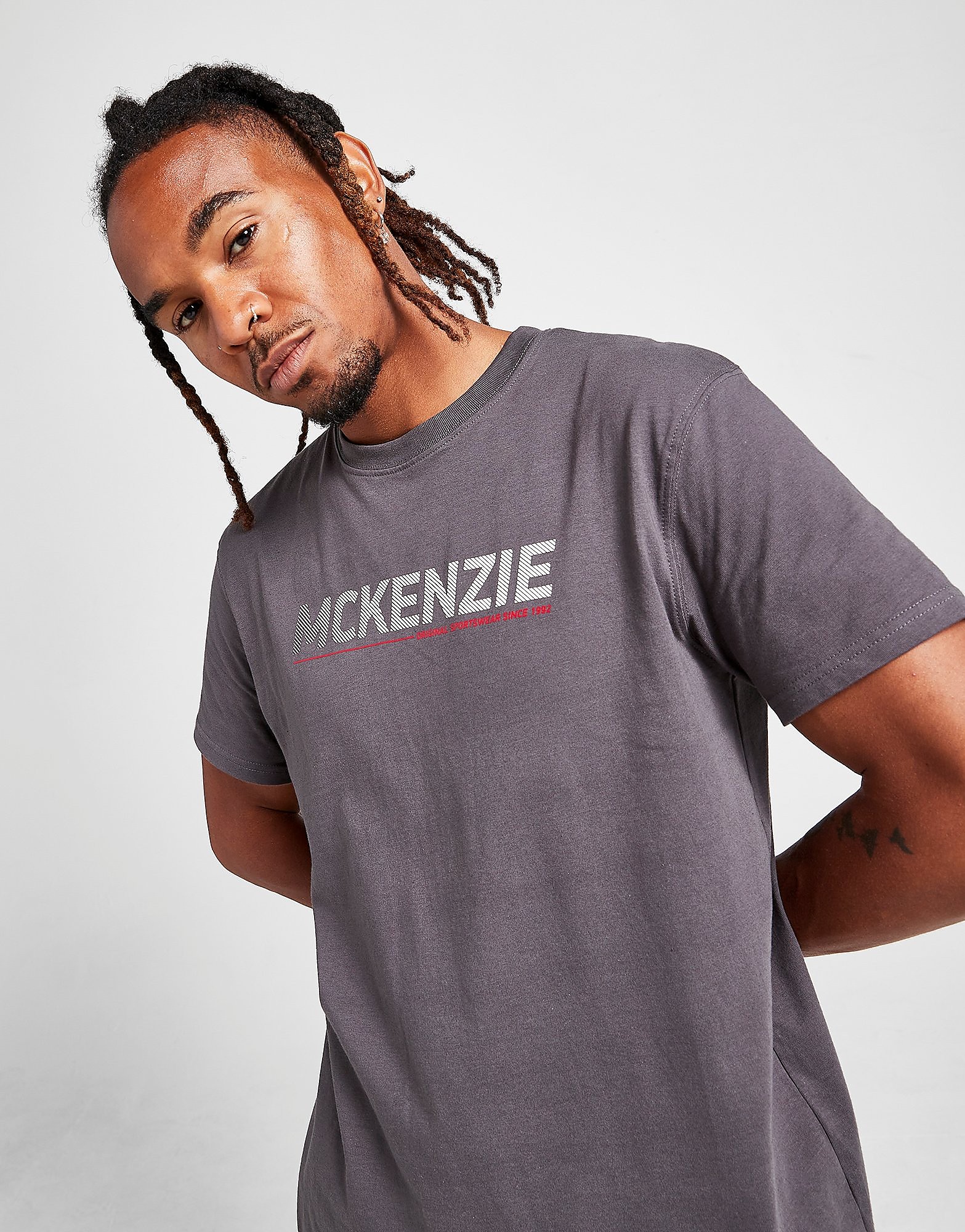 

McKenzie Bade T-Shirt - Only at JD - GREY - Mens, GREY