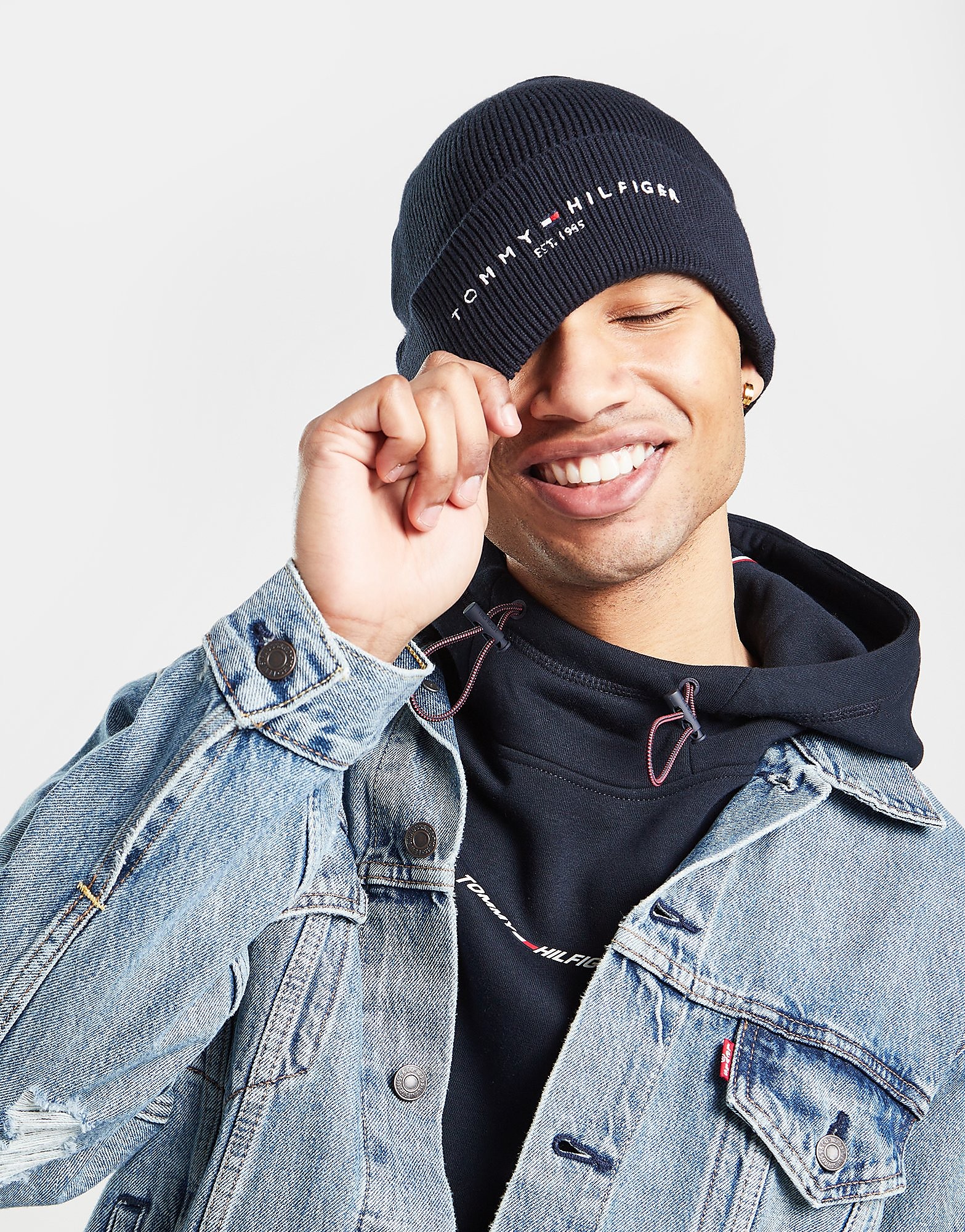 

Tommy Hilfiger Established Beanie - Blue - Womens, Blue