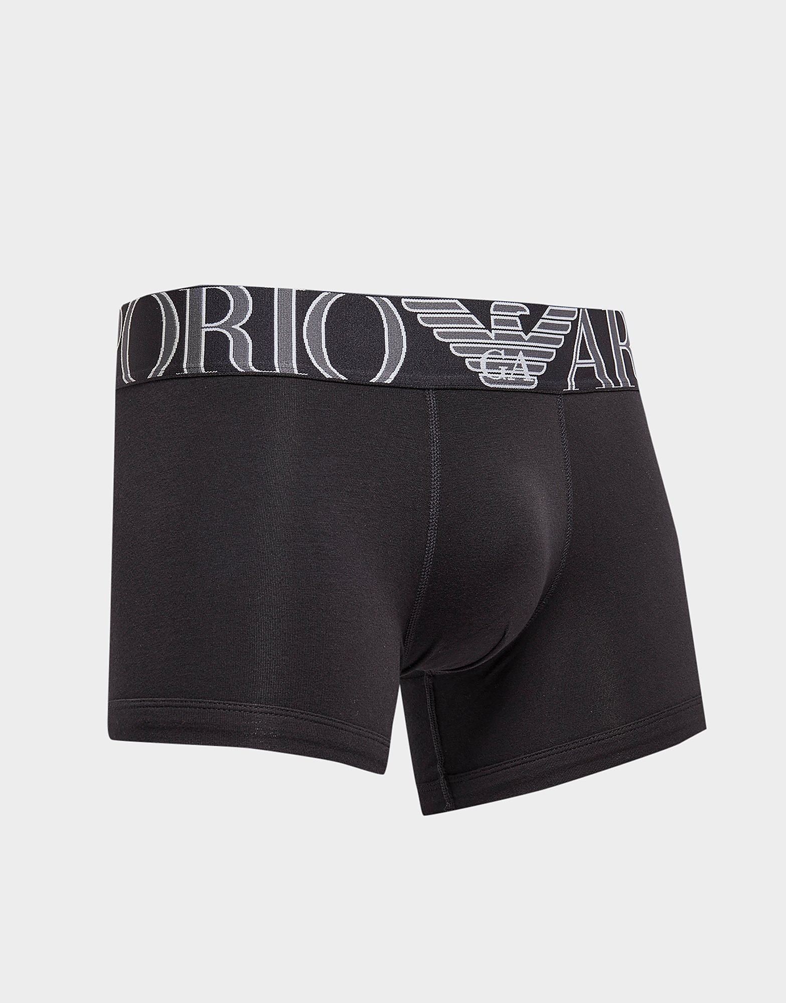 

Emporio Armani Single Logo Boxers - Black - Mens, Black