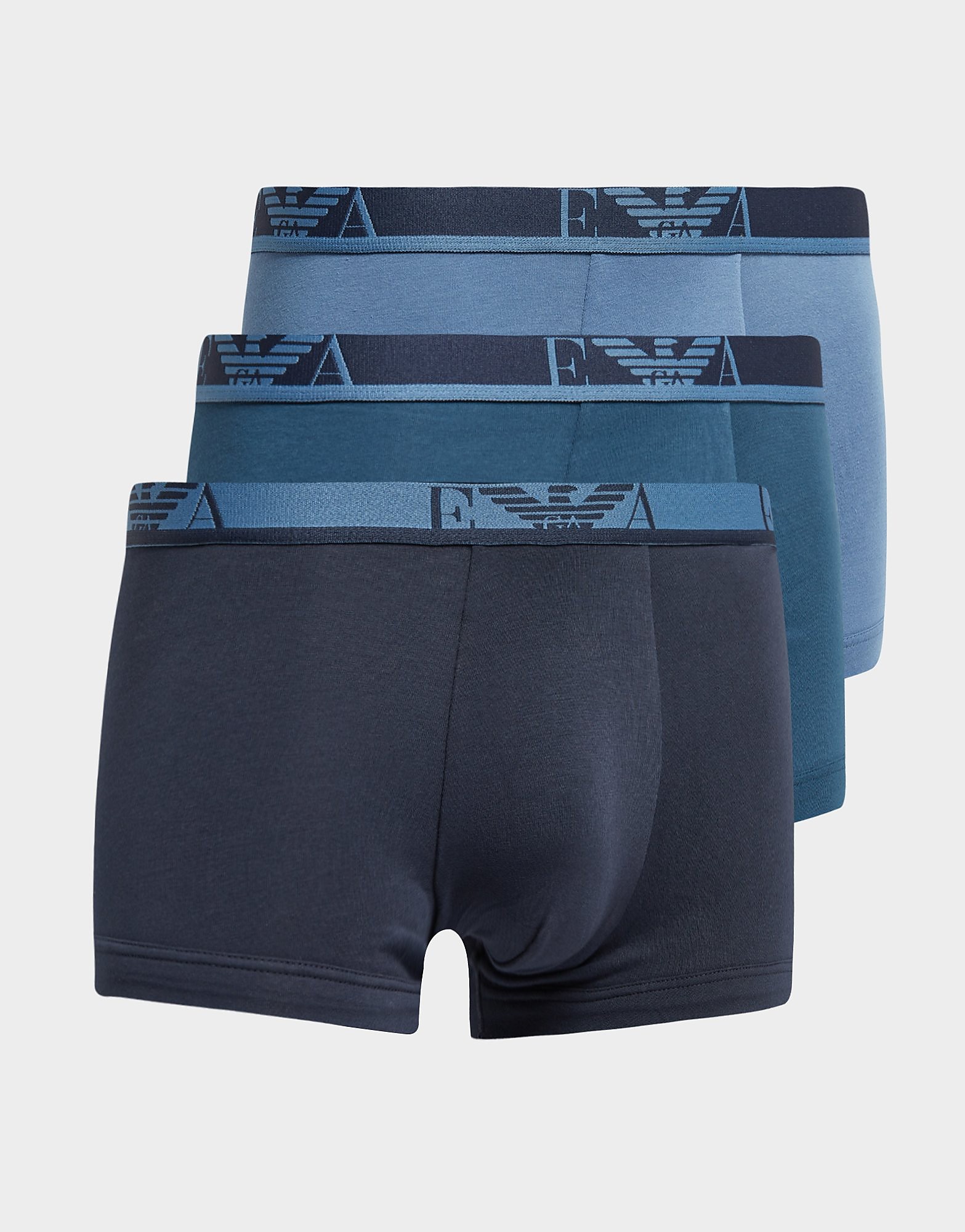 

Emporio Armani 3-Pack Trunks - Navy - Mens, Navy