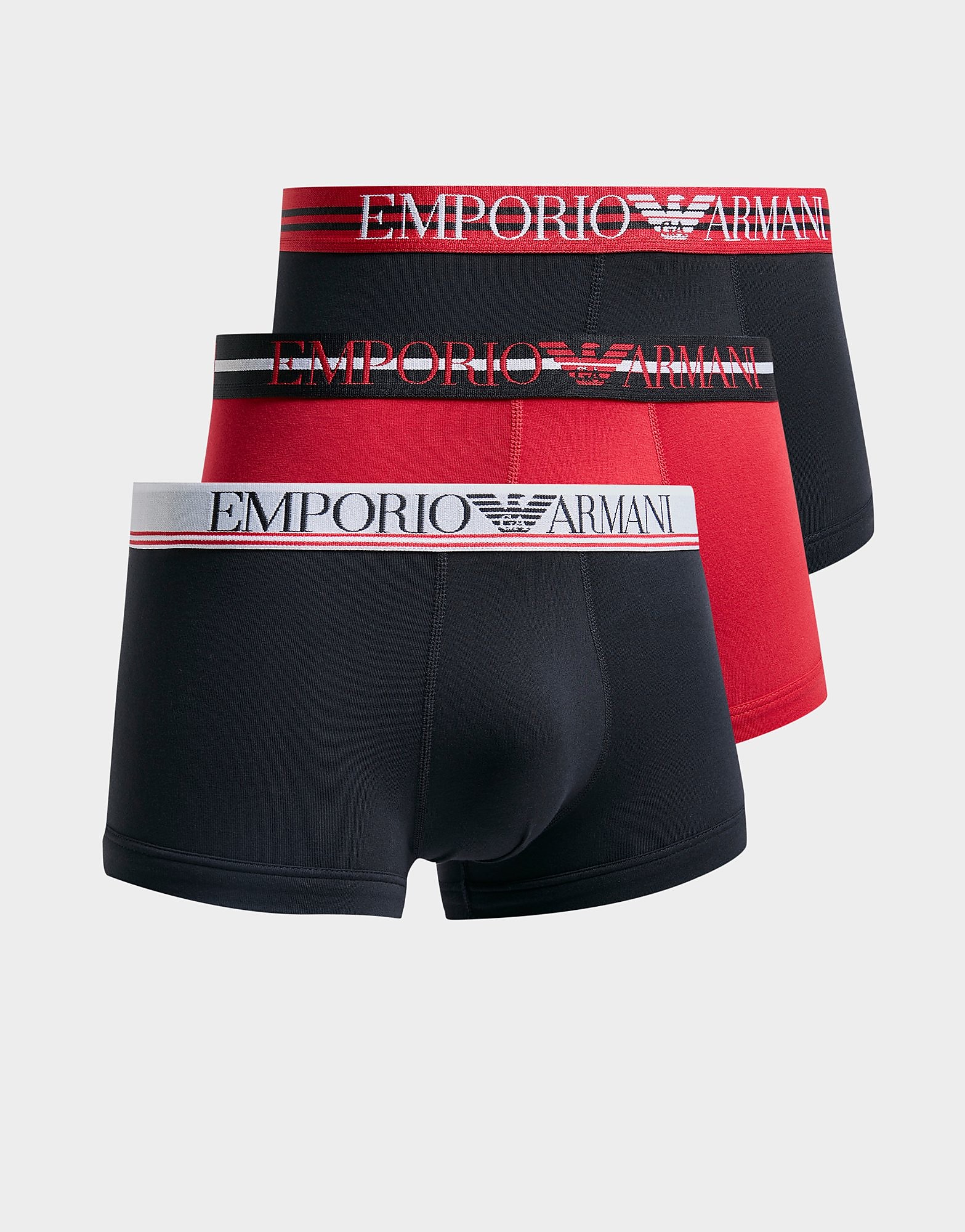 

Emporio Armani Loungewear - Black/Red - Mens, Black/Red