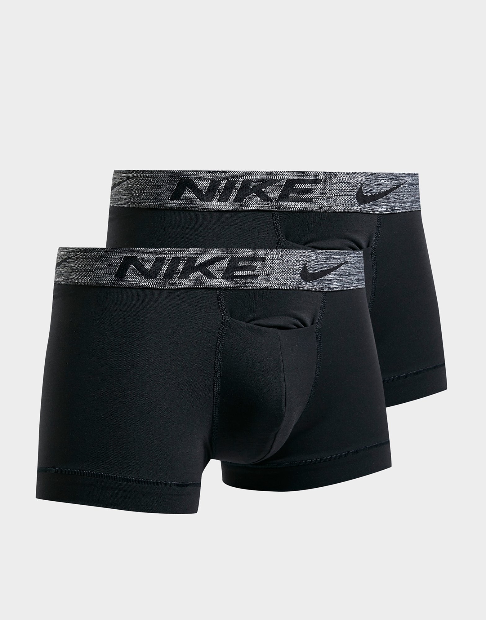 

Nike 2 Pack Relux Trunks - Black - Mens, Black