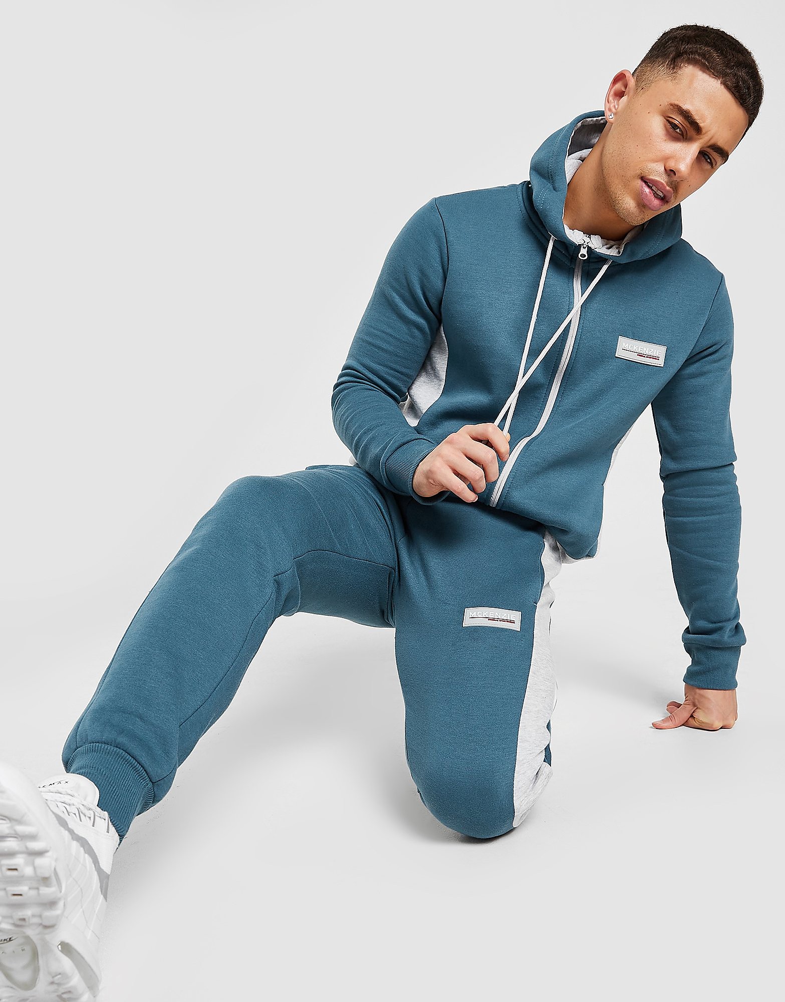 

McKenzie Jester Fleece Full Zip Tracksuit - Only at JD - Blue - Mens, Blue