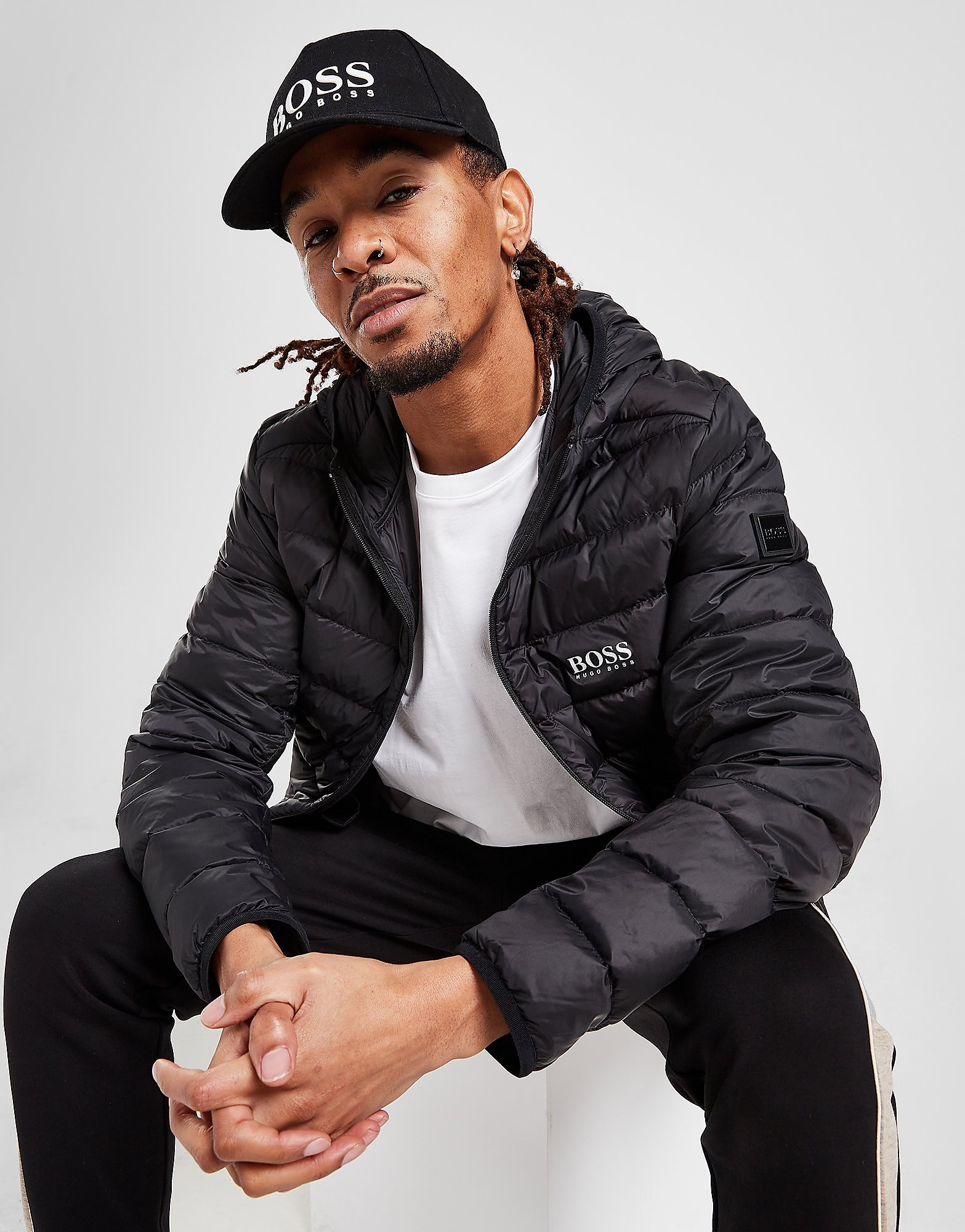 

BOSS Core Bubble Down Jacket - Black - Mens, Black